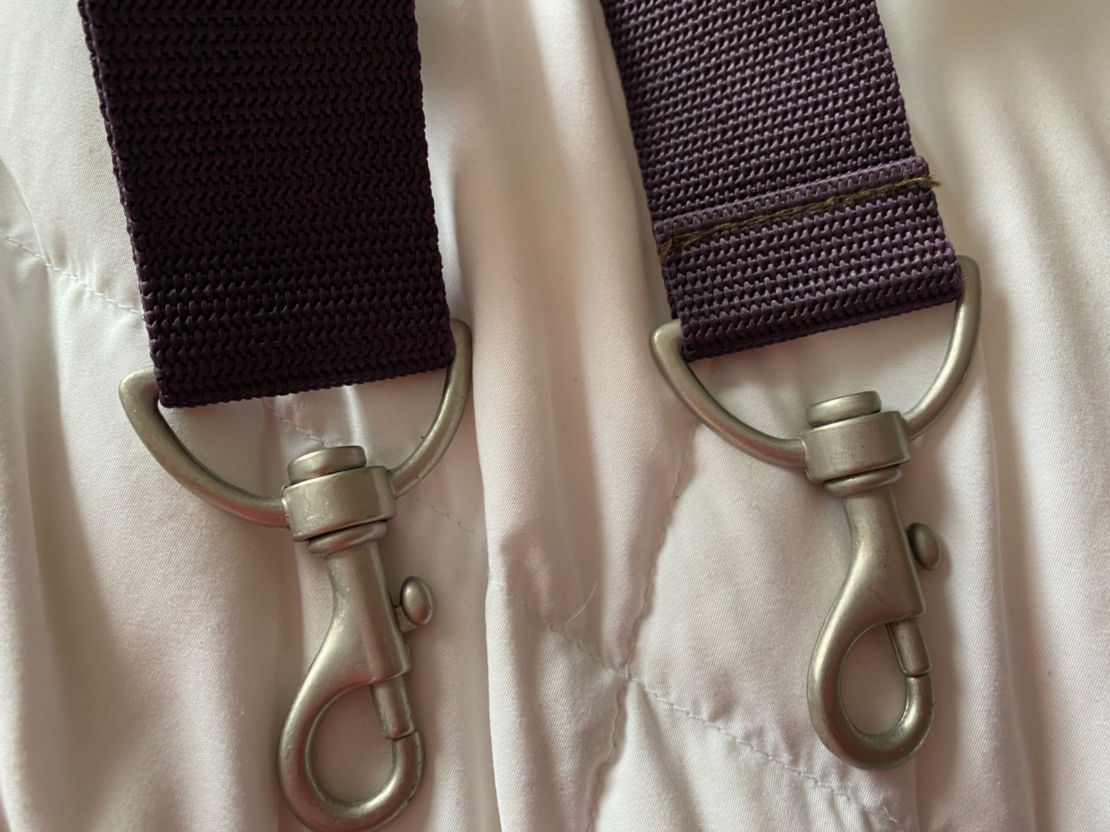 Purple Plum Nylon Bag Replacement Strap Rubber Padded Adjustable NWOT