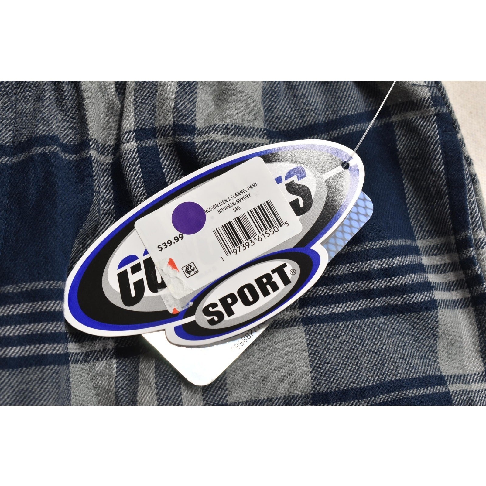 NEW Concepts Sports Seattle Mariners Casual Sleep pants Size S Small Plaid