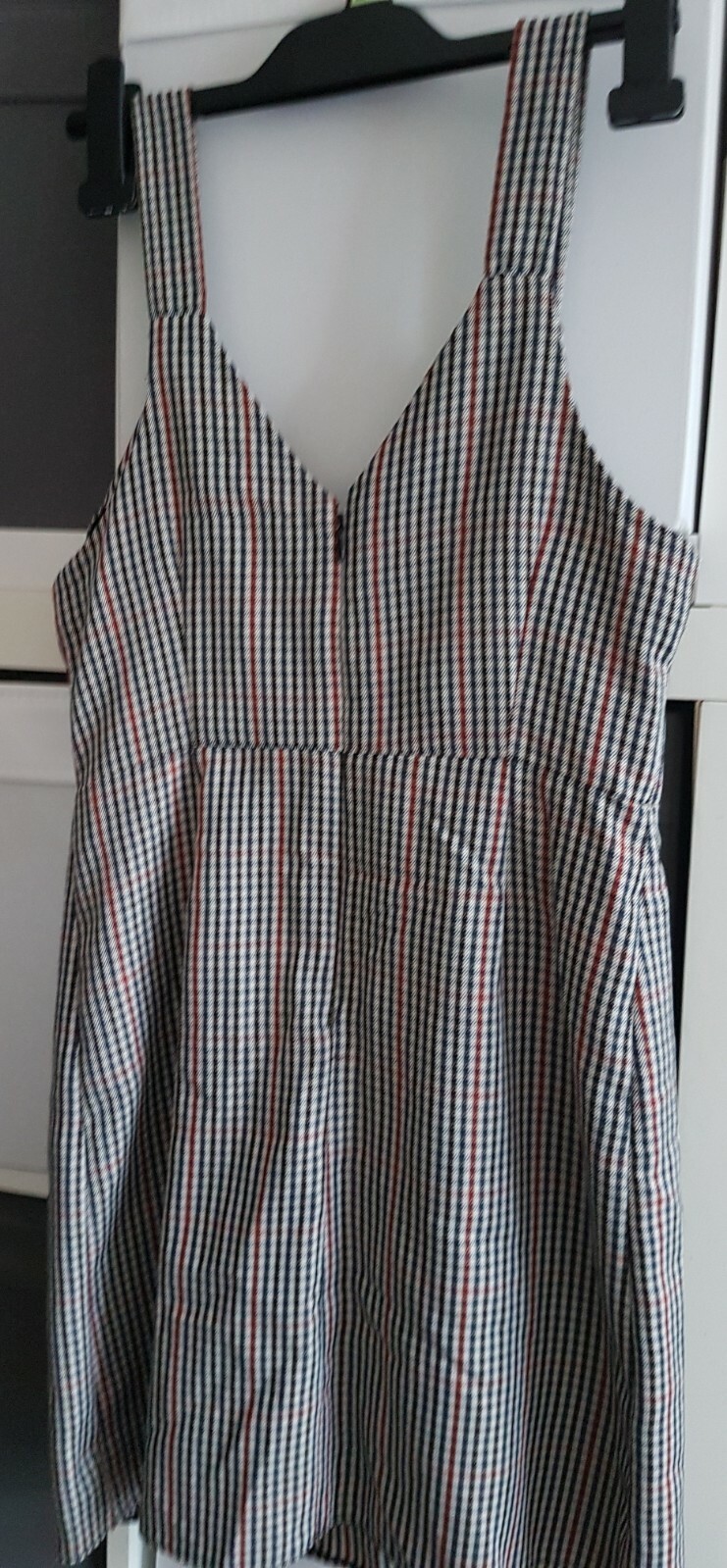 BNWT PRIMARK CHECK DOG TOOTH DRESS SIZE 6UK MULTI COLOURED SEE
