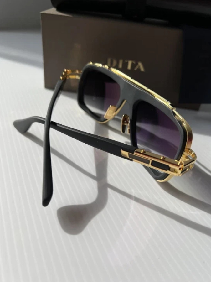 Authentic DITA LXN-EVO DTS403-A-01 Sunglasses in Matte Black and Gold with Gray
