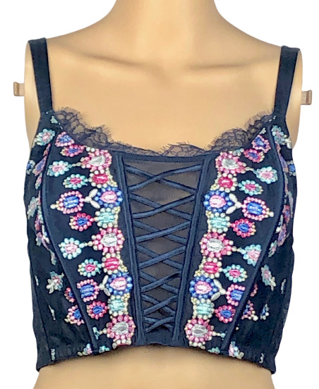 $70 VICTORIAS SECRET DREAM ANGELS UNLINED CORSET BUSTIER BRA TOP XS S M L XL NWT