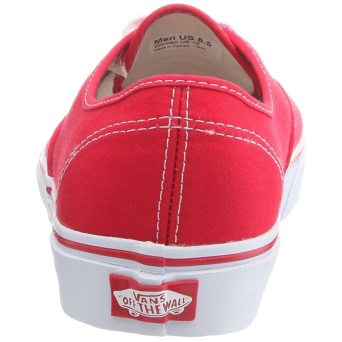 Vans U Authentic Shoes In Red | Red | Authentic New