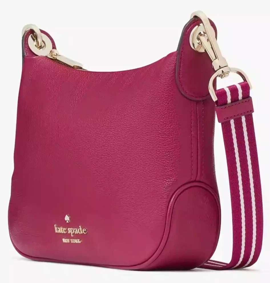 NWT Kate Spade Rosie Crossbody Dark Raspberry Leather Purse WKR00630