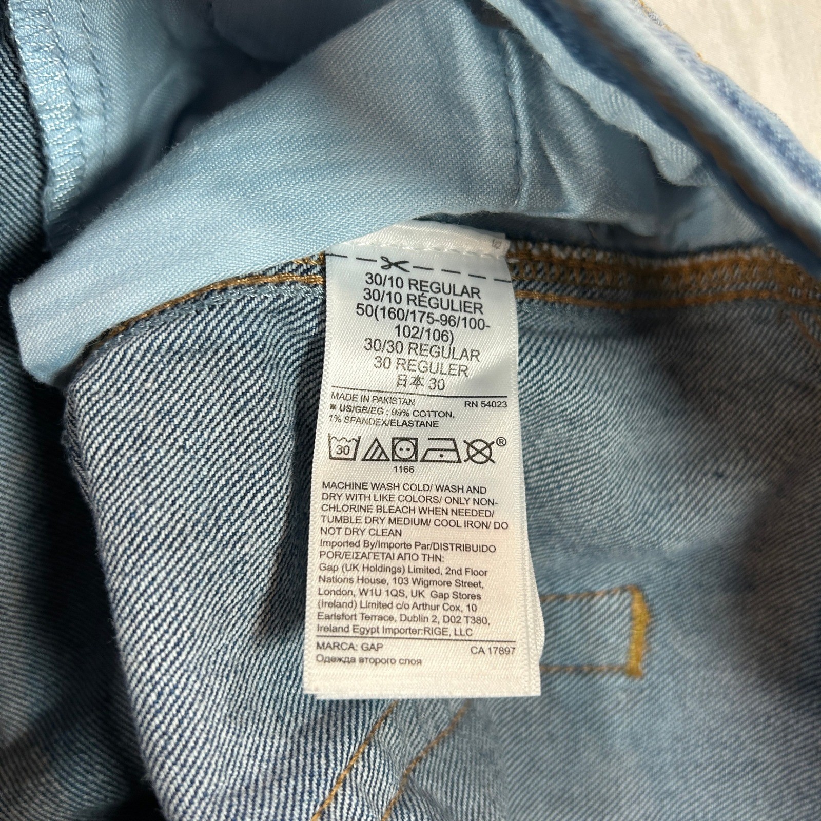 Gap Vintage Flare High Rise Jeans Womens 30 10R Blue Medium Wash Denim