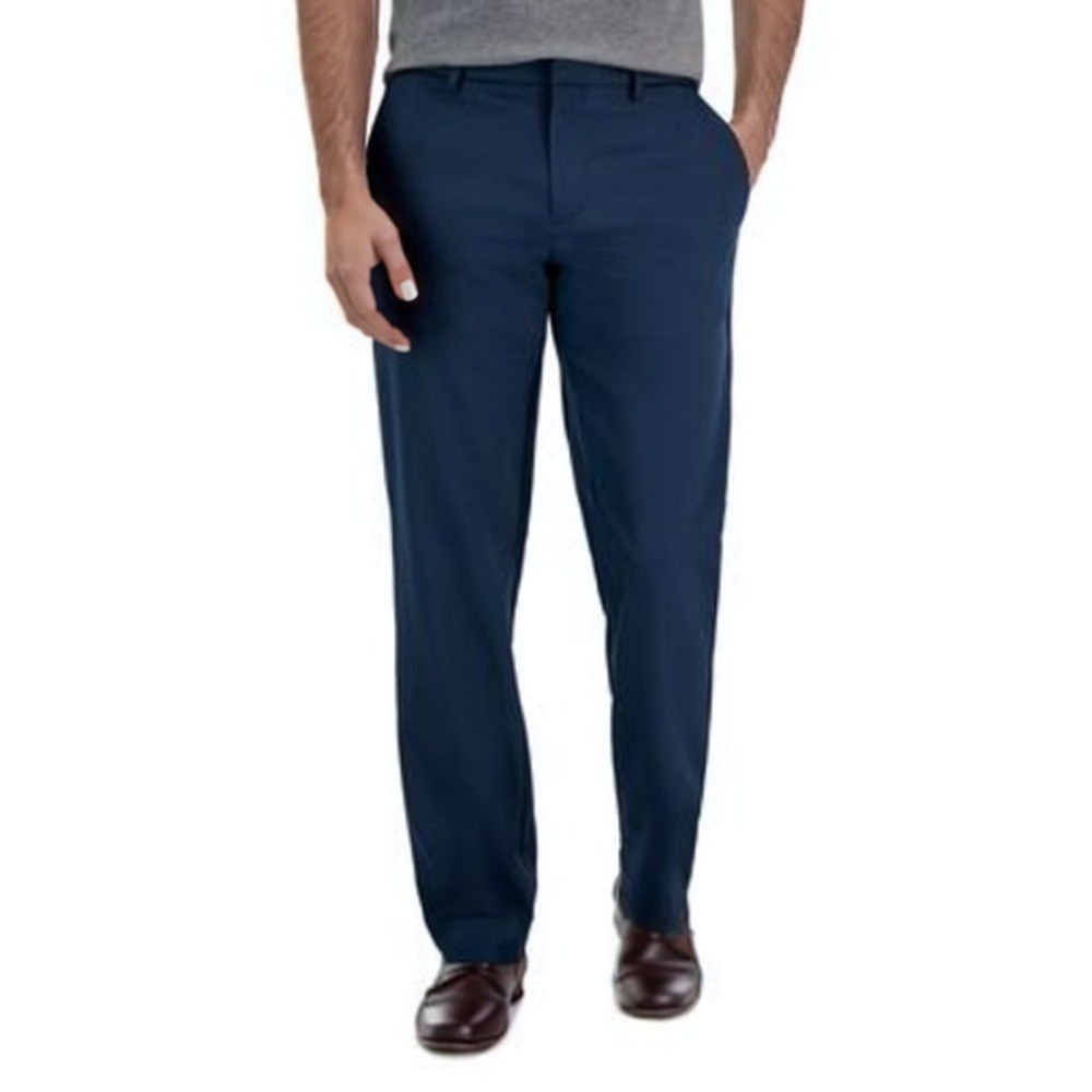 Perry Ellis Portfolio Dress Pants Mens 34×30 Navy Business Casual Polished NWT