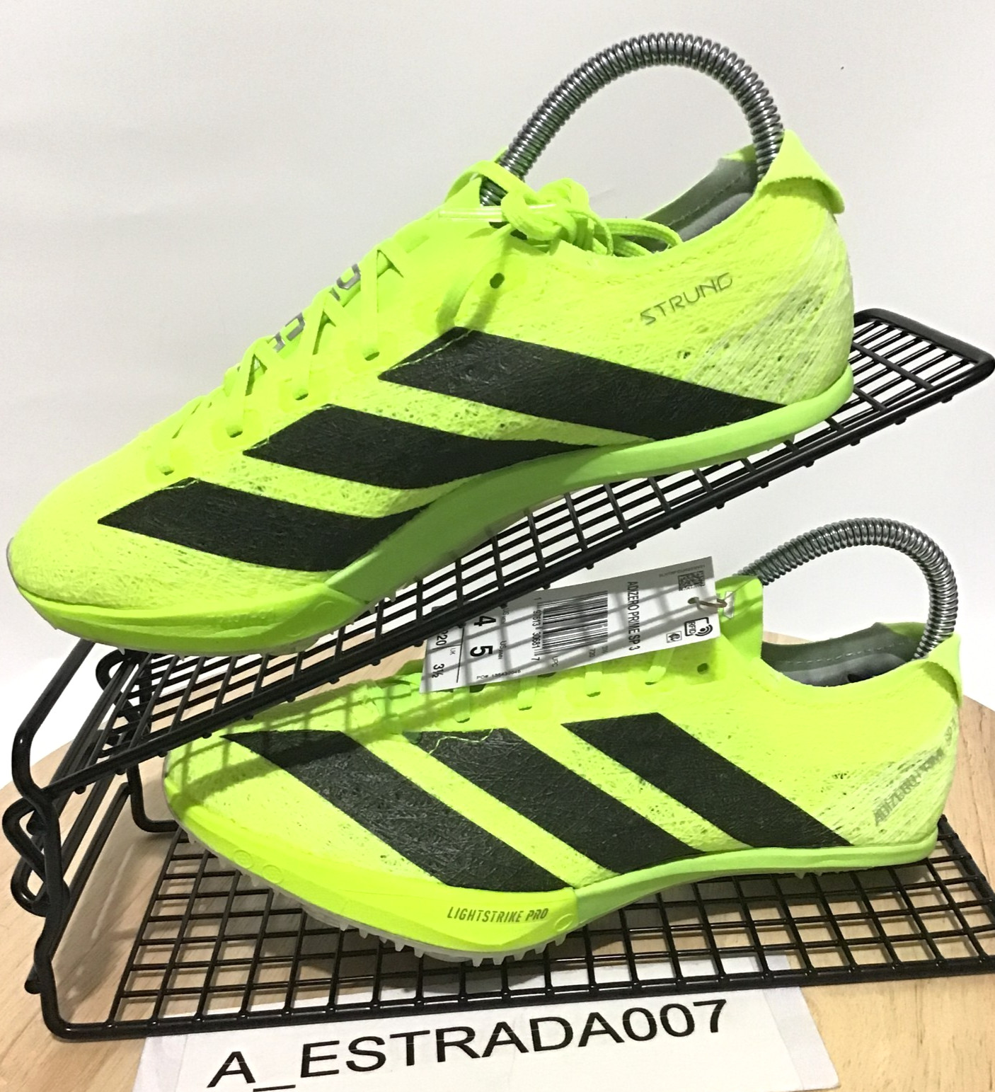 Adidas Adizero Prime SP 3 Volt Lucid Lemon Track Spikes 4 Men/5 Women – IH5800