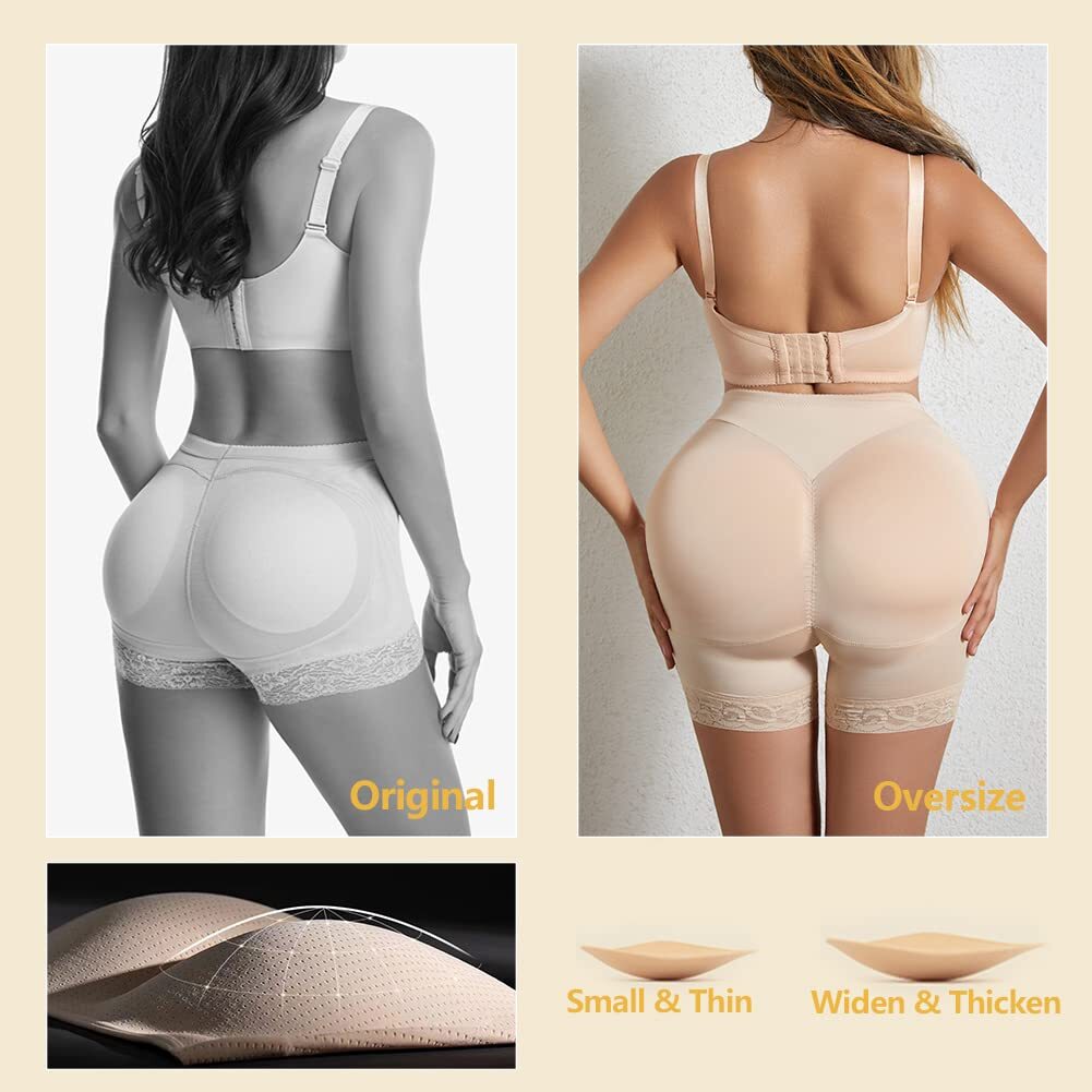 Upgraded Women Extra Large Pads Panties Fake Ass Big Buttock Underwear Enhancer