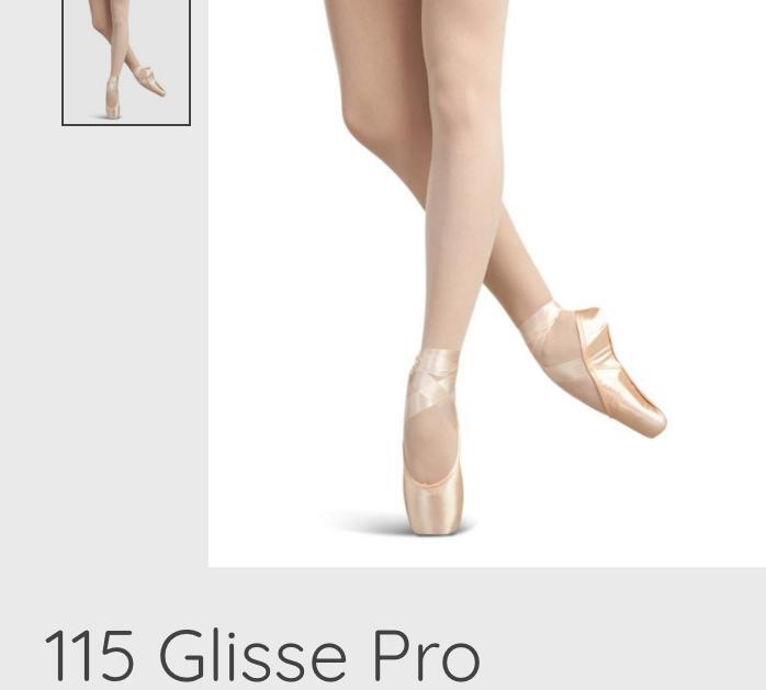 NIB Capezio Glisse Pro #115 Ballet Pointe Toe Dance Shoes Many Sizes Available