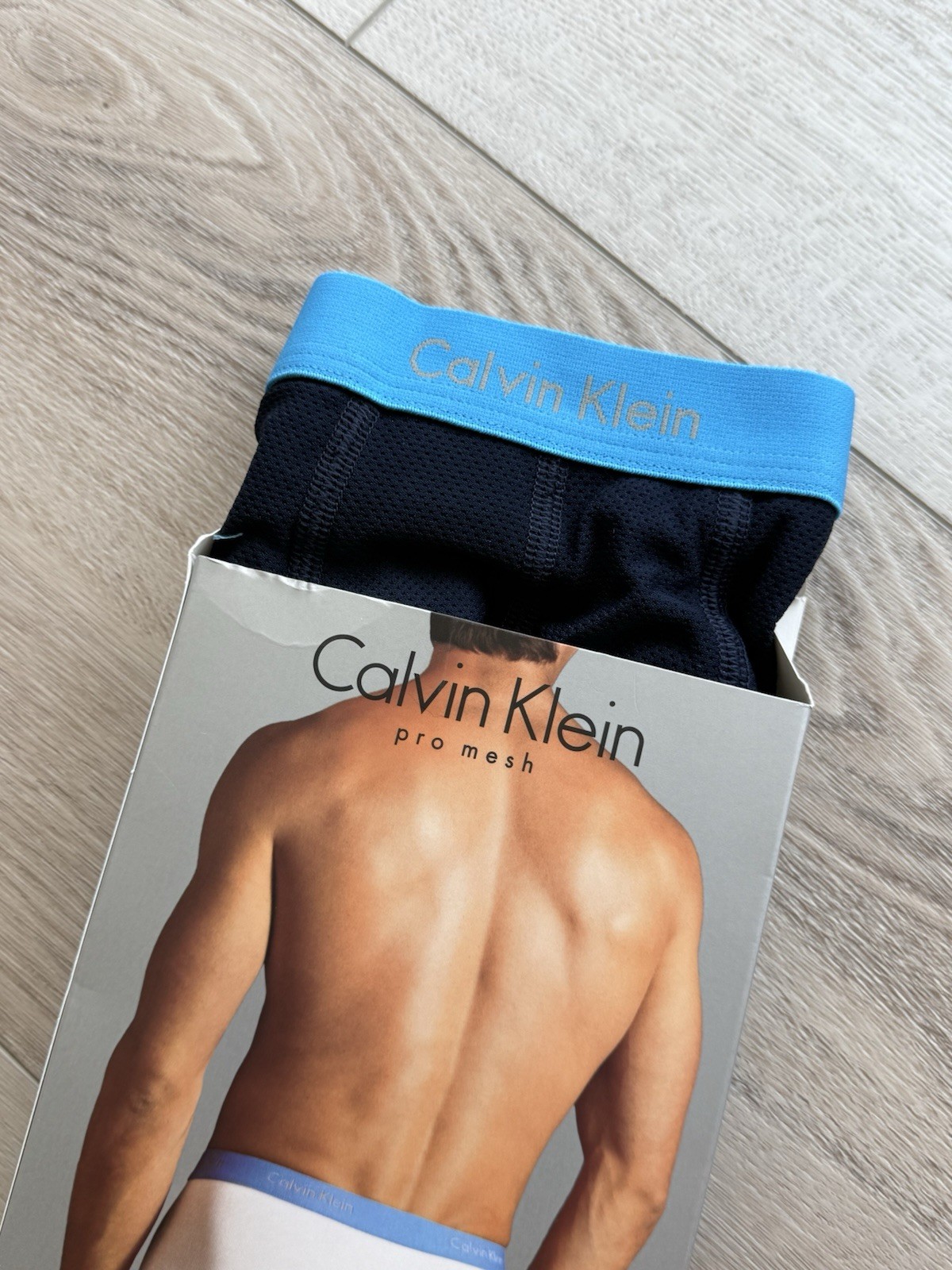 RARE NIB VINTAGE Calvin Klein Men’s Pro Mesh Hip Brief Dark Blue Large U4106