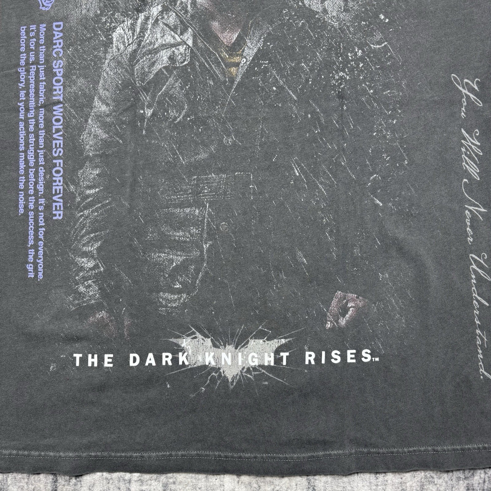 Darc Sport x Batman Bane “RISE AGAIN V2”Dark Knight Rises XL Shirt Tee 809/1000