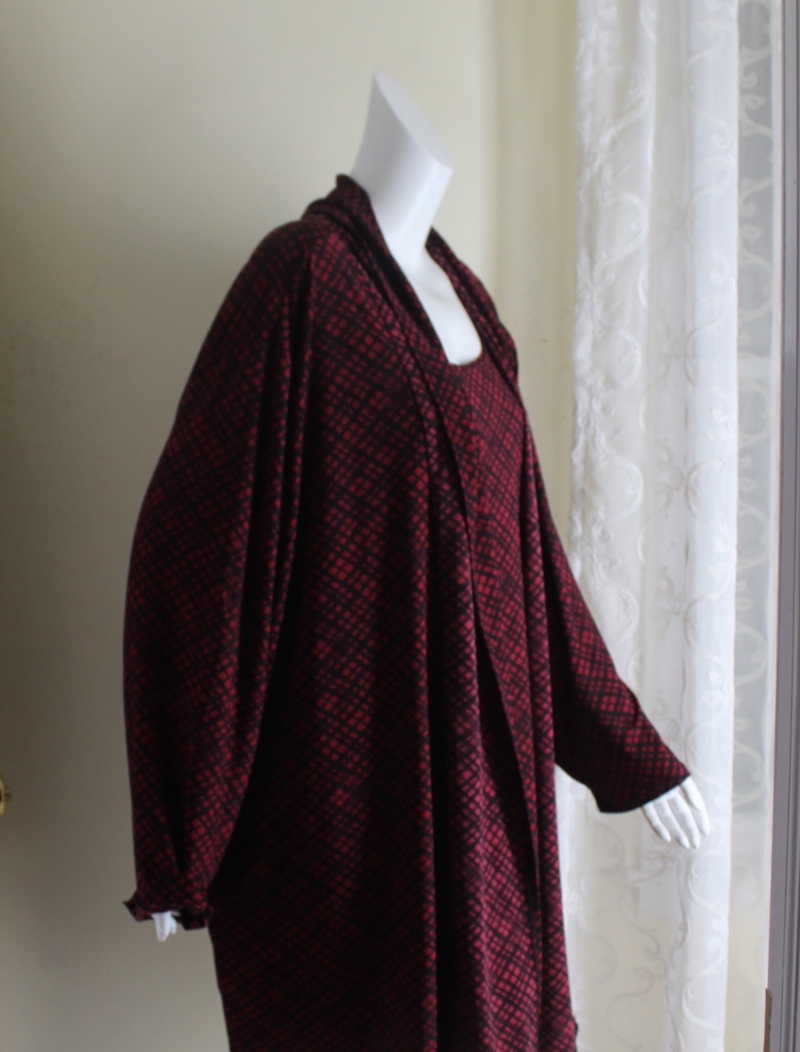 Chelsea Studio Sz 4X 5X Rich Twinset Grid Flowing Travel Artsy Jacket Tank Set