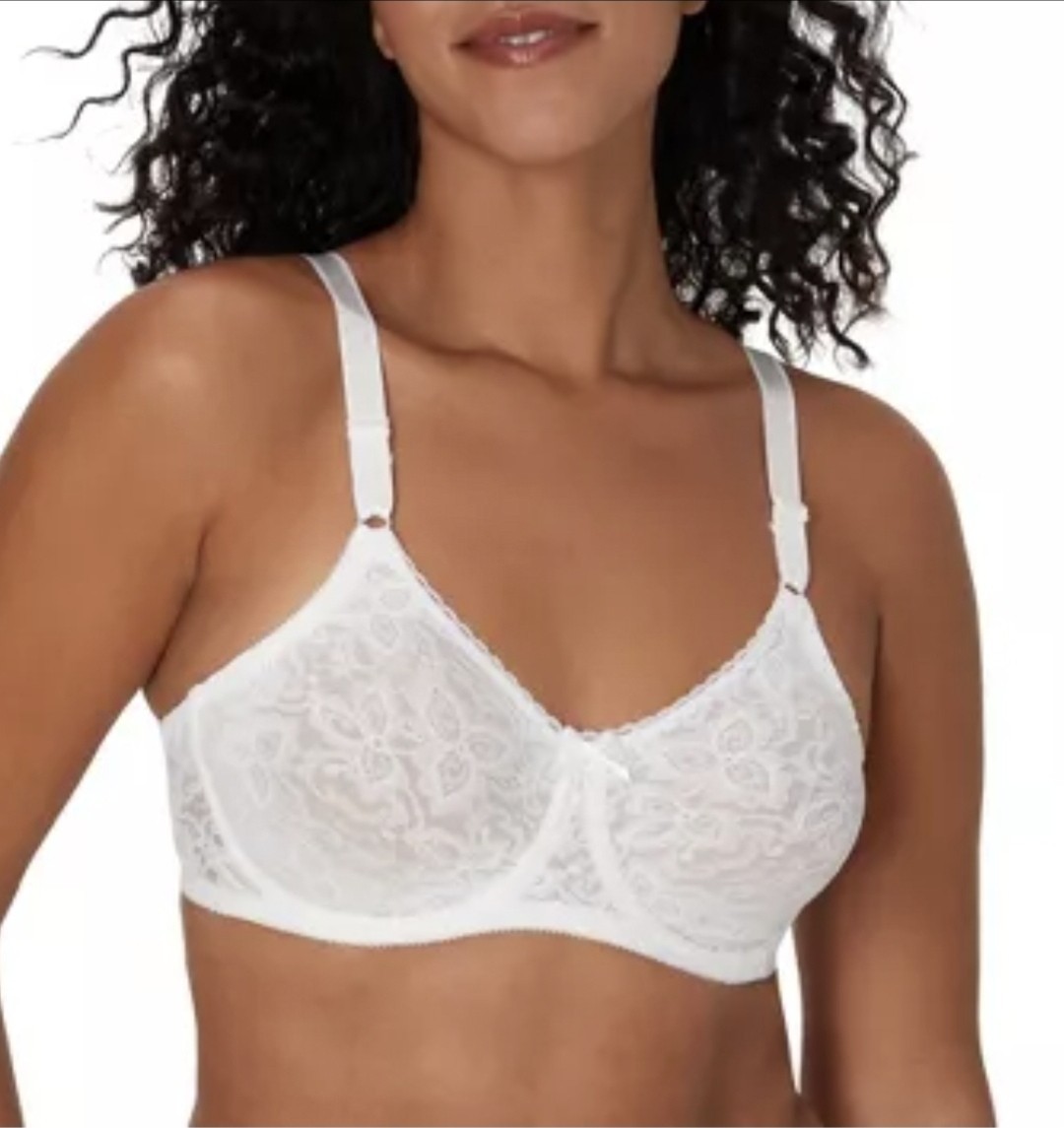 Bali Lace ‘N Smooth Underwire Bra White 40D