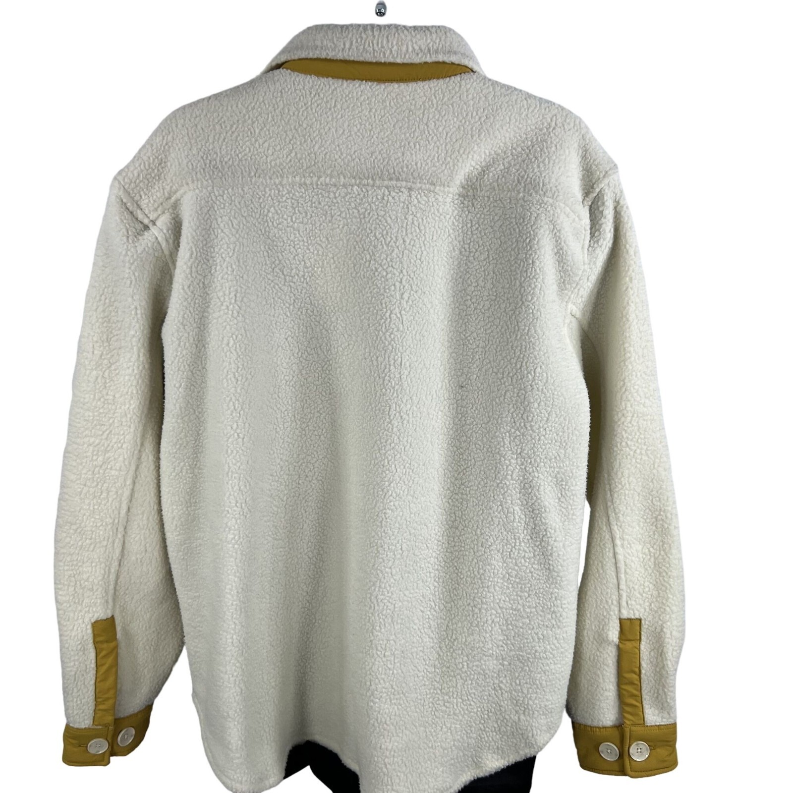 WESC NWT Sweden Sherpa Cargo Shacket Unisex XL / XXL Colorblock Overshirt Jacket