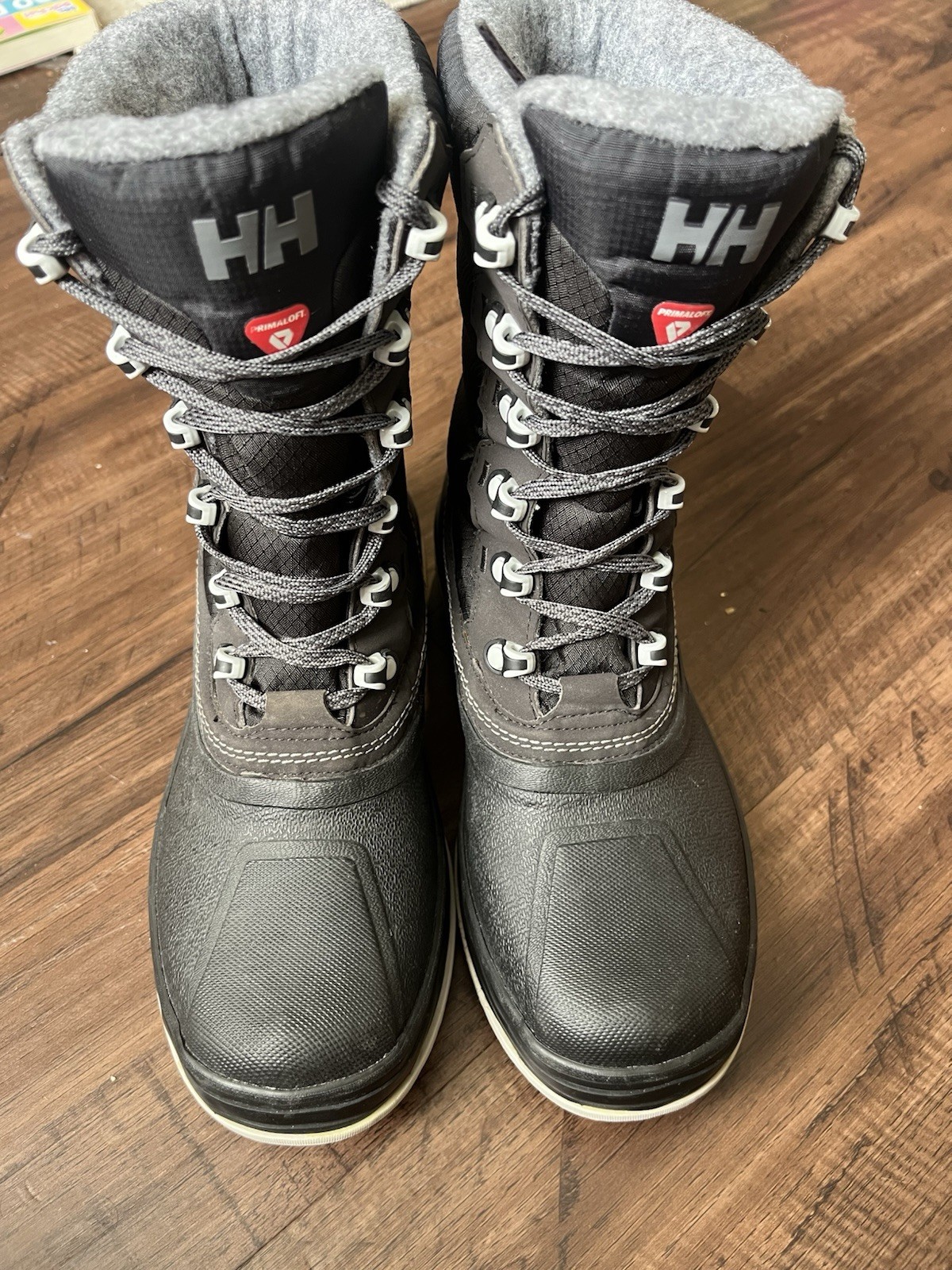 Helly Hansen Primaloft Gray Insulated Lace-Up Snow Boots US 7(W) EU 38 UK 5