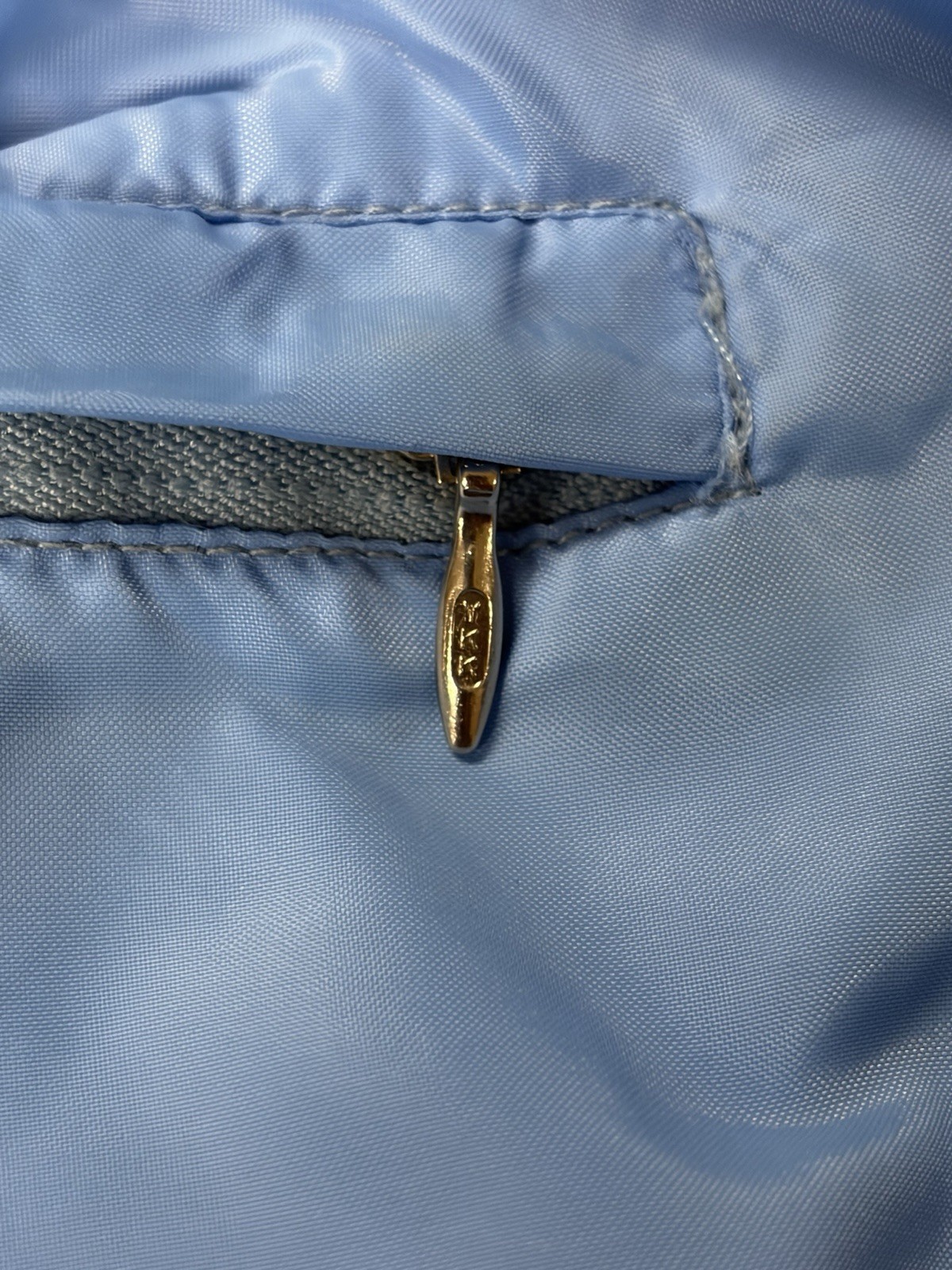 Vintage Made in USA 70s/80s Nike Zip Up Windbreaker Jacket Mens Size Small Blue