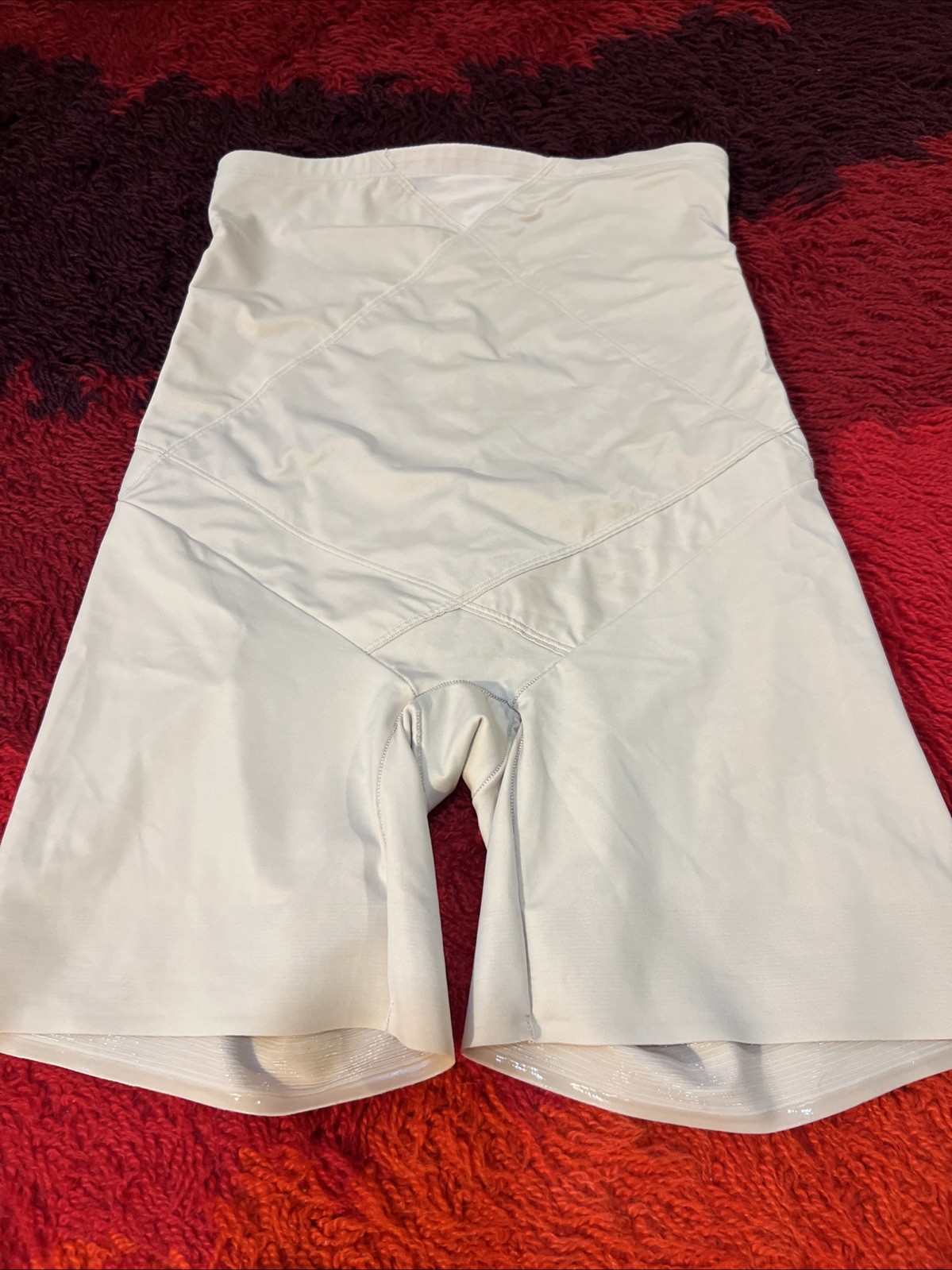 Women’s SlimShaper by Miracle Brands High Waist Thigh Slimmer Beige XL