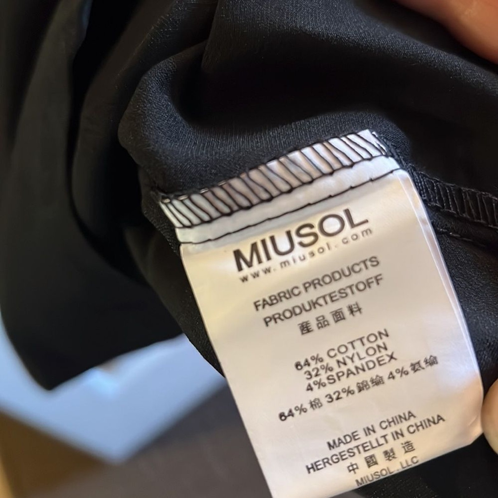 Muisol Black Dress in Size 2XL