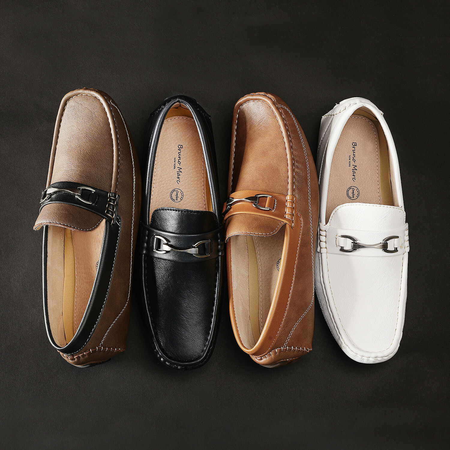 Men’s Casual Loafers Moccasins Slip on Driving Shoes US Sizes 6.5-15