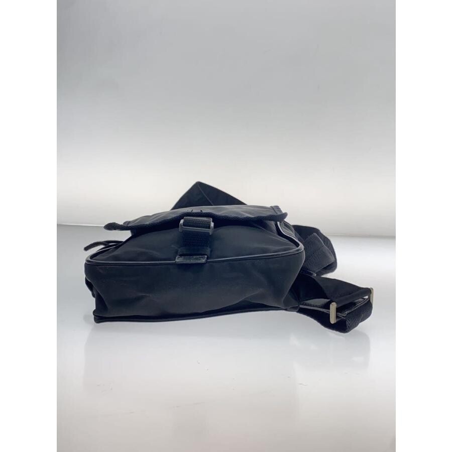 PRADA Shoulder Bag Nylon Black Mens Crossbody Sling Waist Pack Travel Casual