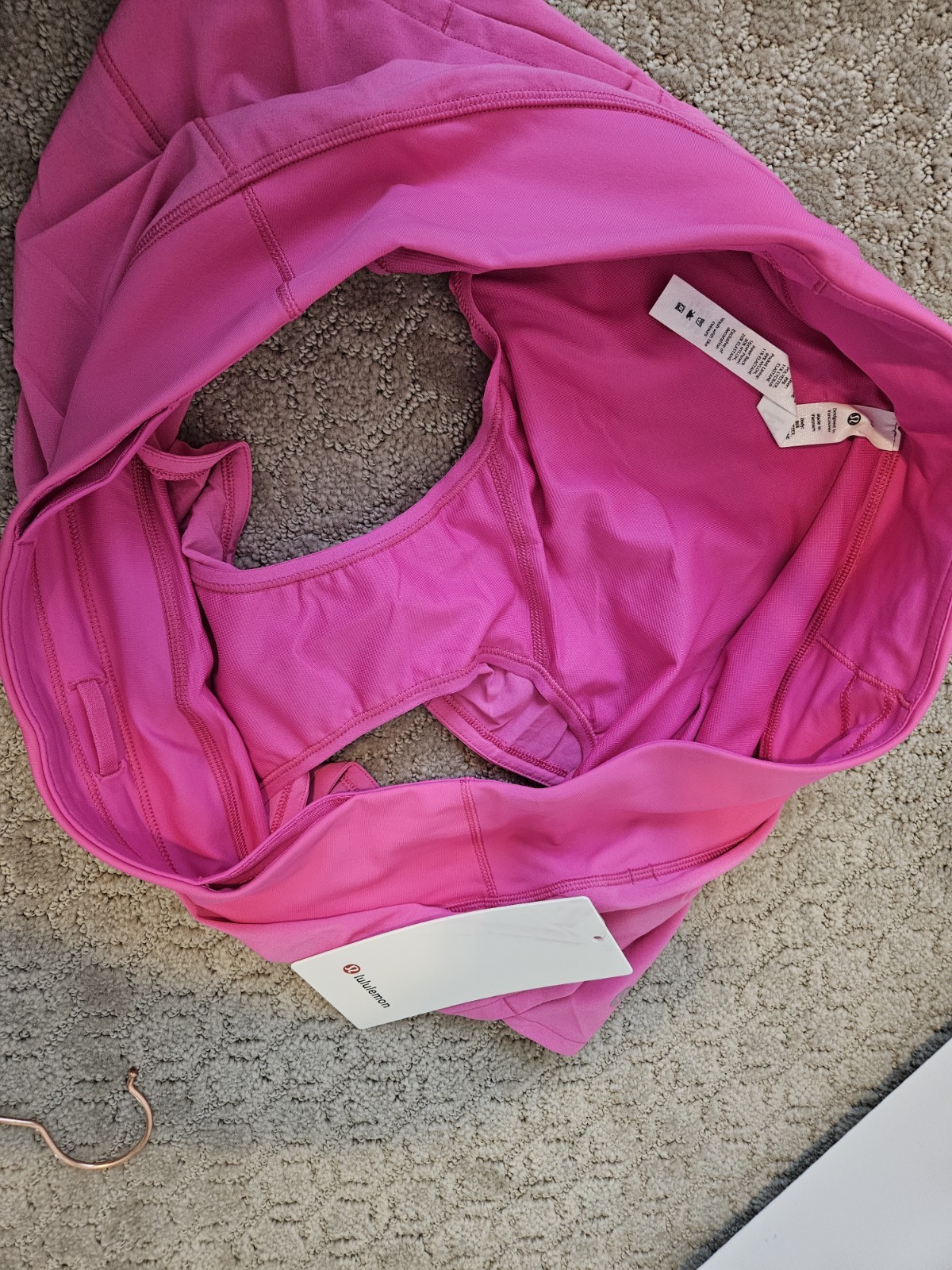 Lululemon Speed Up LR 2.5″ Lined Lightweight Stretch Running Shorts Pink 12