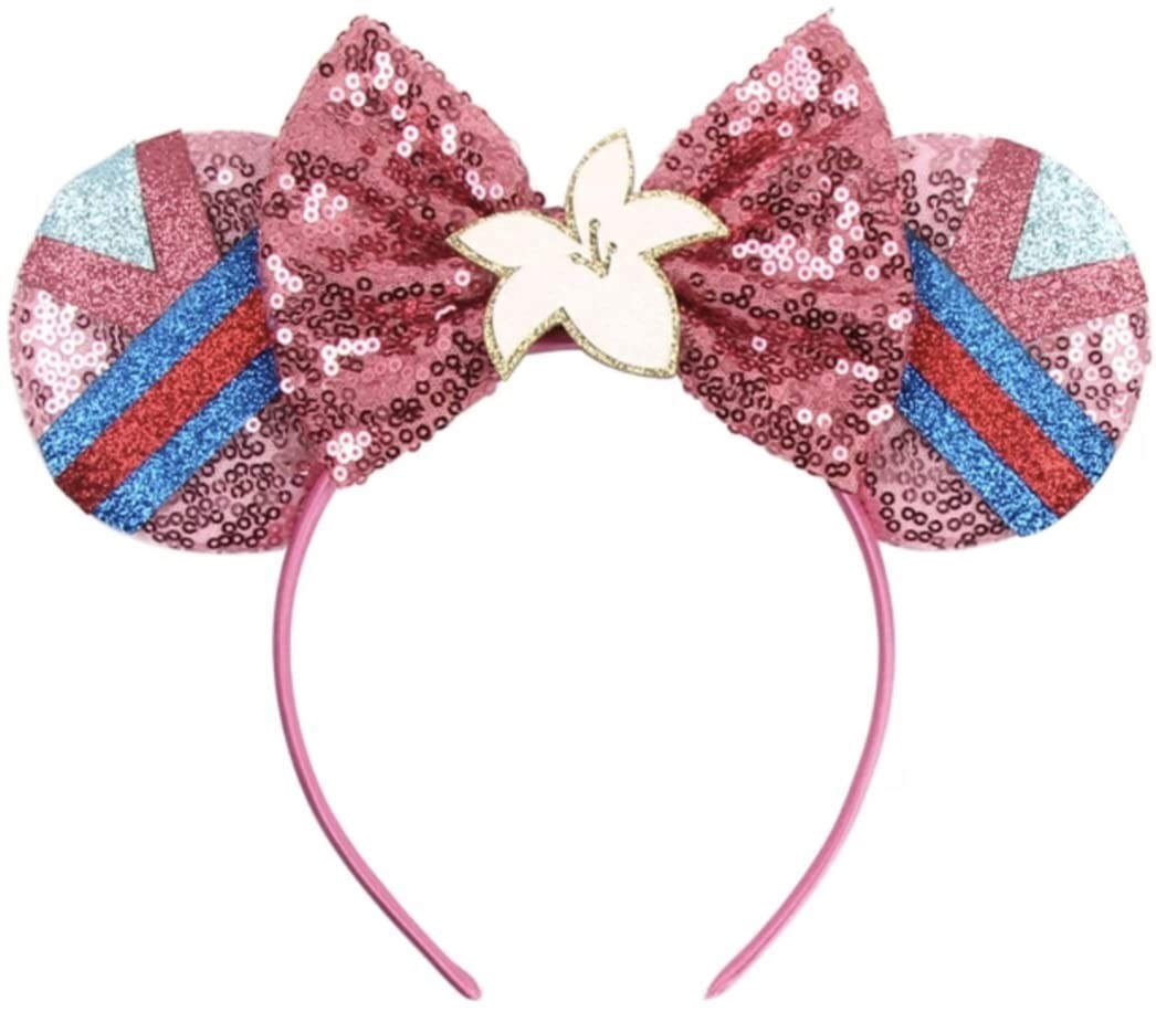 Mulan Princess Minnie Mouse ears headband-Princess Disney minnie HANDMADE