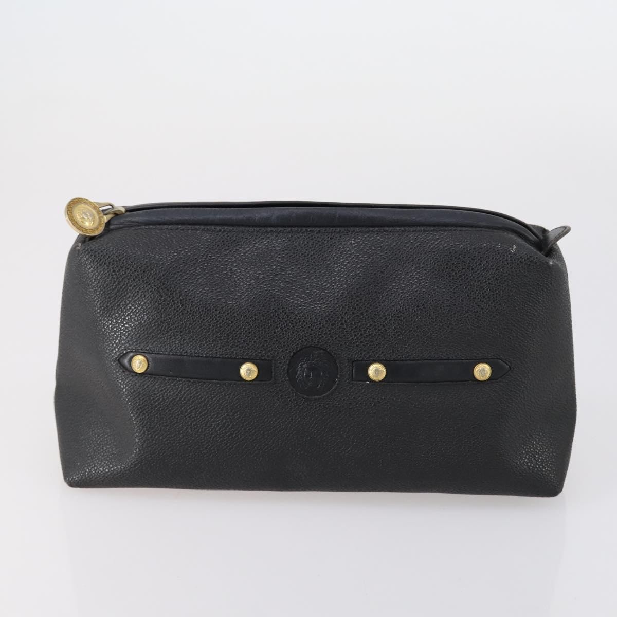 CELINE Fendi Gucci Cartier Macadam Canvas Pouch Leather 8 Set Blue Auth 148967