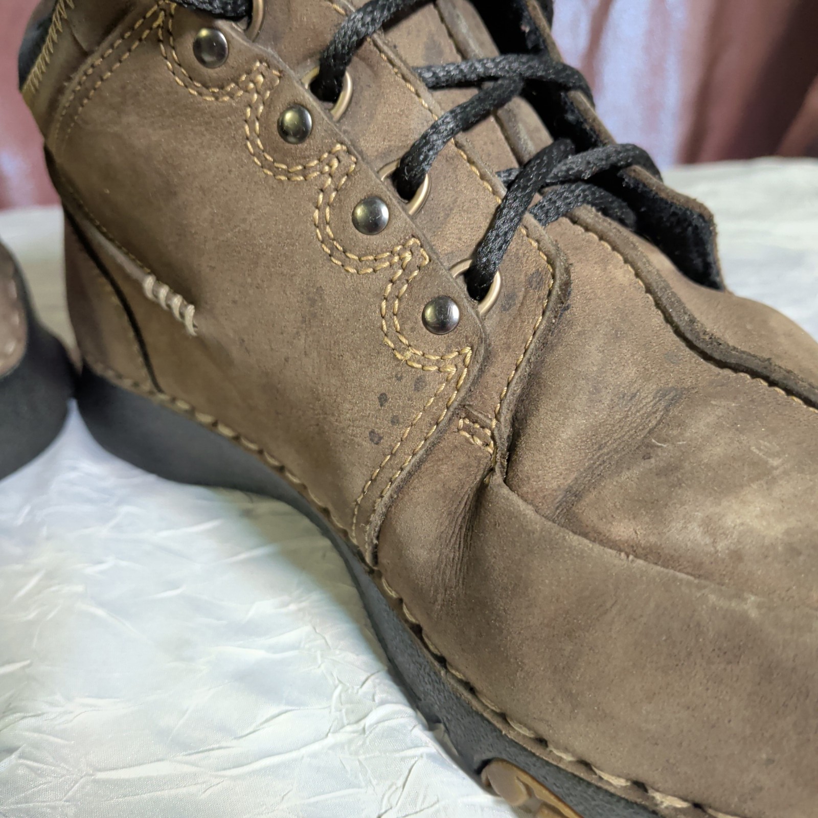 Teva Hiking Boots Mens Size 8 Split Toe Waterproof Brown Gorpcore Outdoor 6738