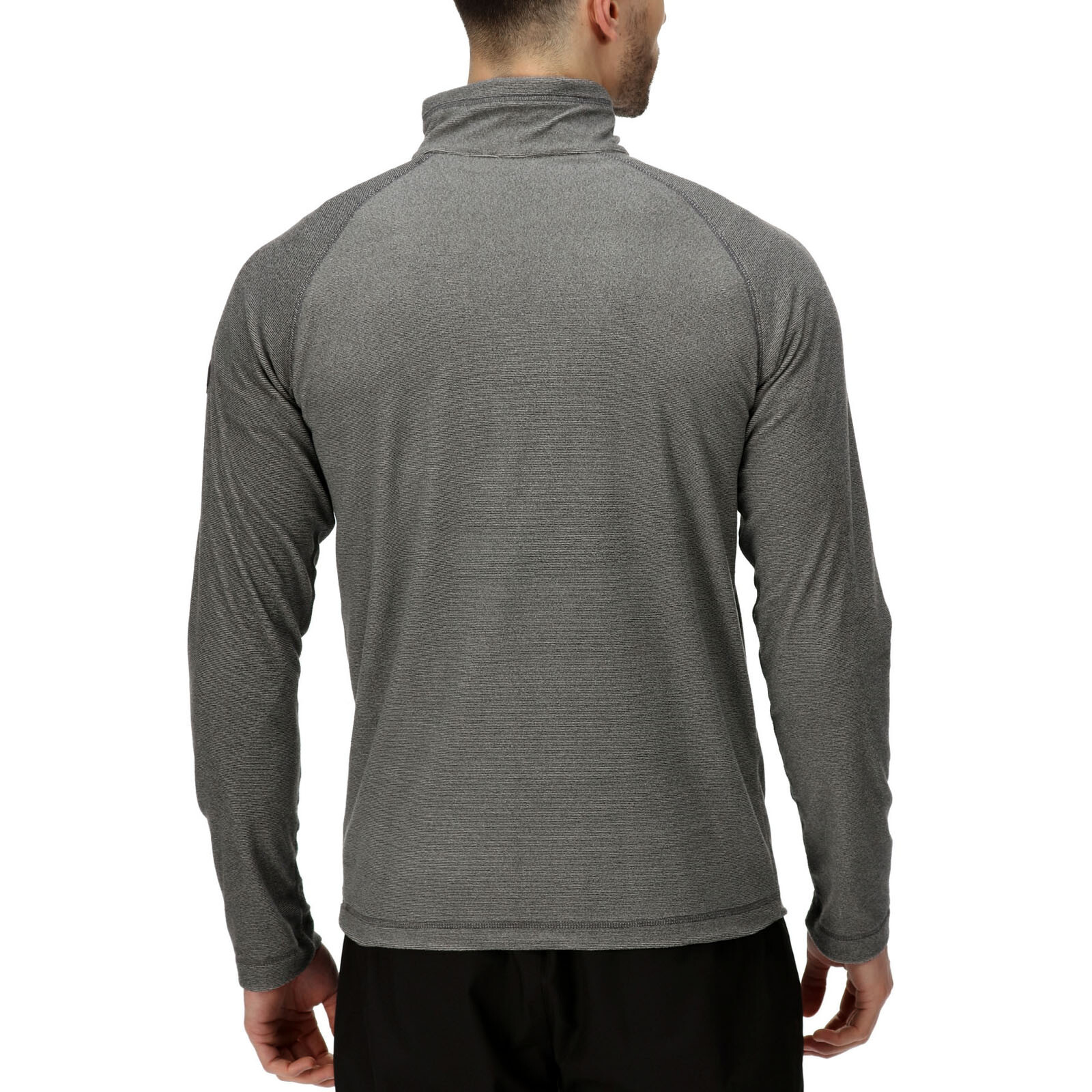 Regatta Mens Montes Lightweight 1/2 Zip Mini Stripe Outdoor Fleece Pullover