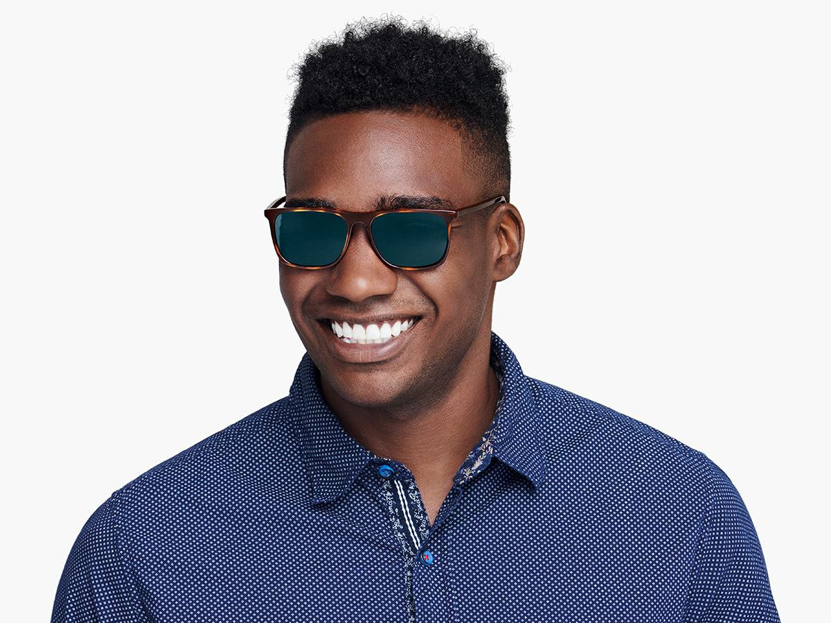 Warby Parker Fletcher Sunglasses Rye Tortoise Medium 55-15-145 mm NWT*