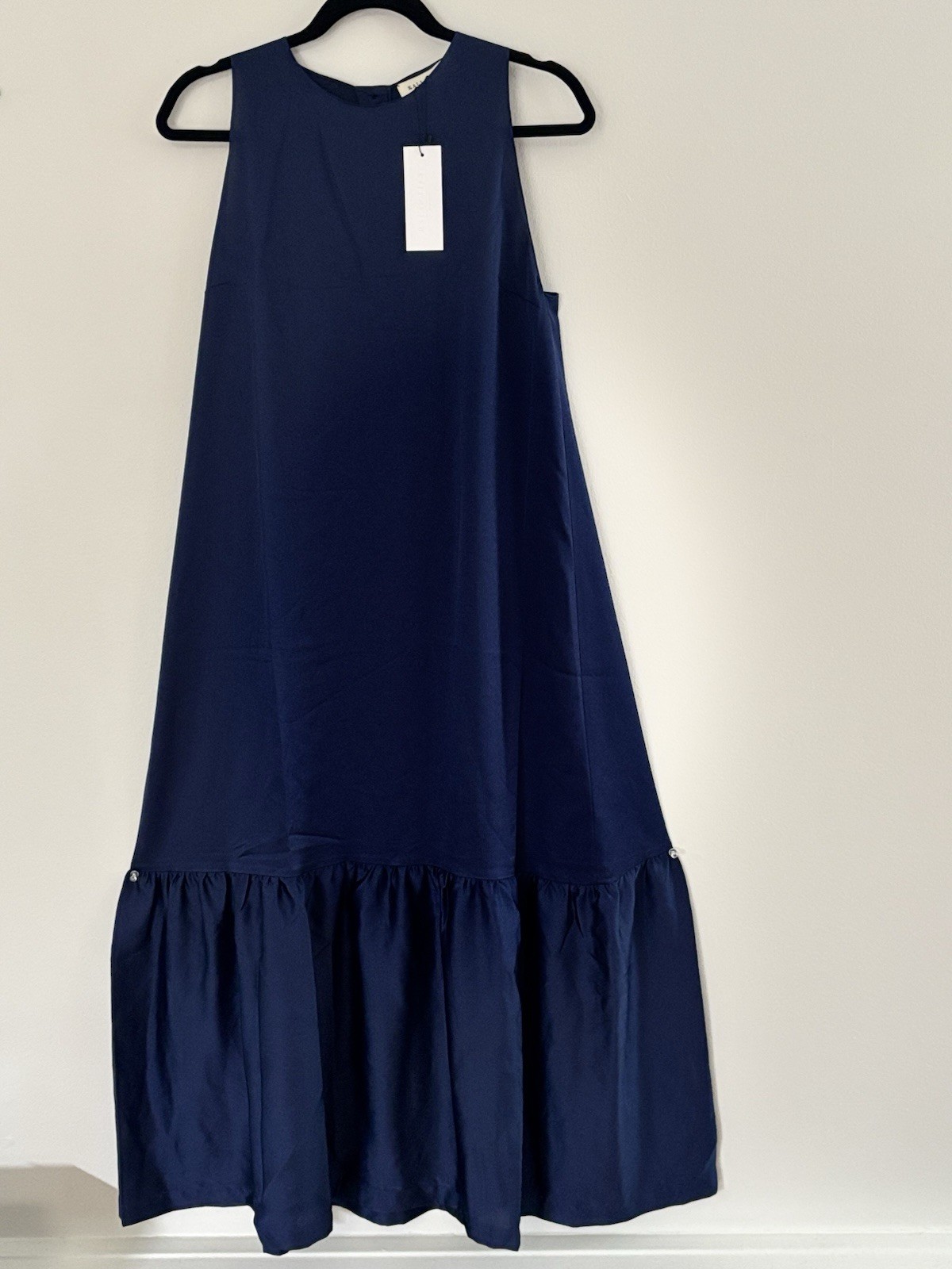Kallmeyer NY Navy Blue Sleeveless Maxi Dress XS New With Tags. Offers Welcome