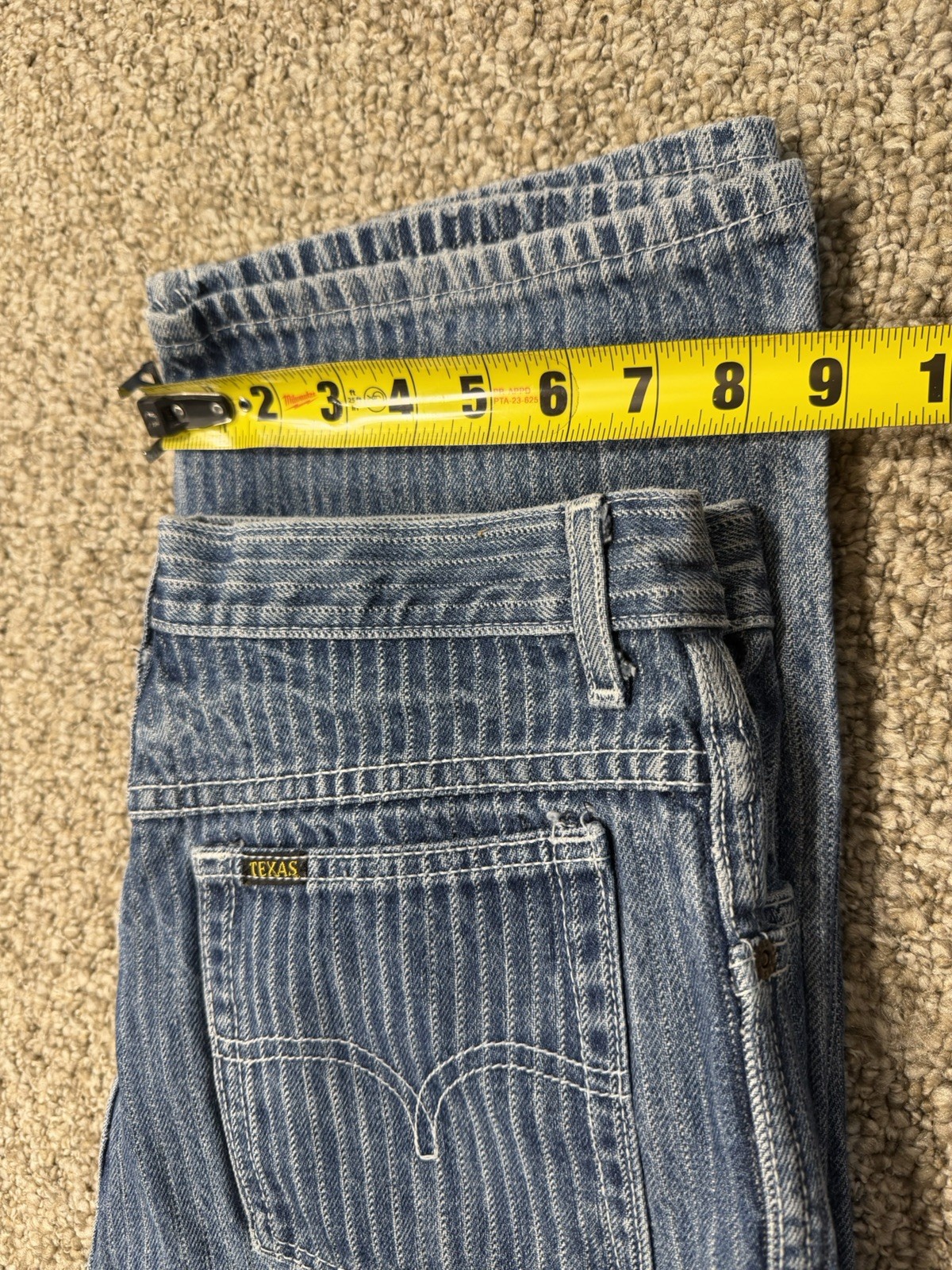 Vintage Texas Brand Blue Jeans size 32 s Made in USA Pants Denim