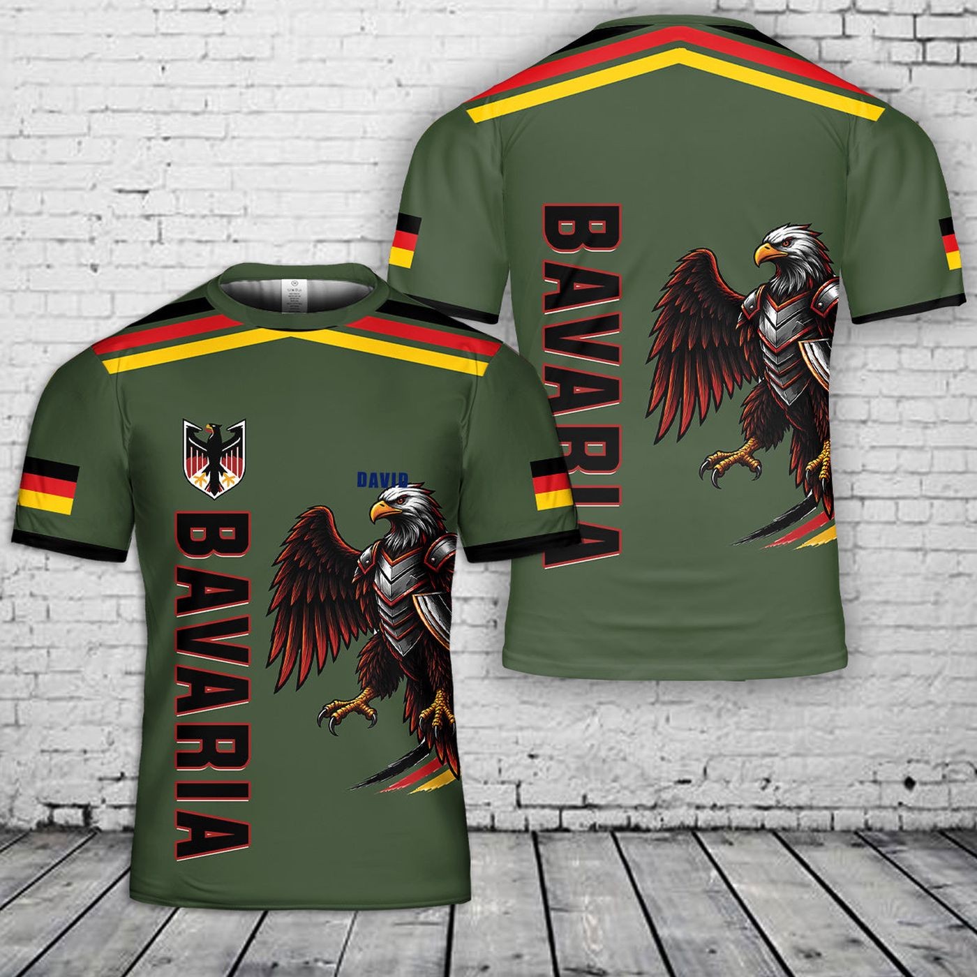 Germany Bavaria T-Shirt Gift For Dad