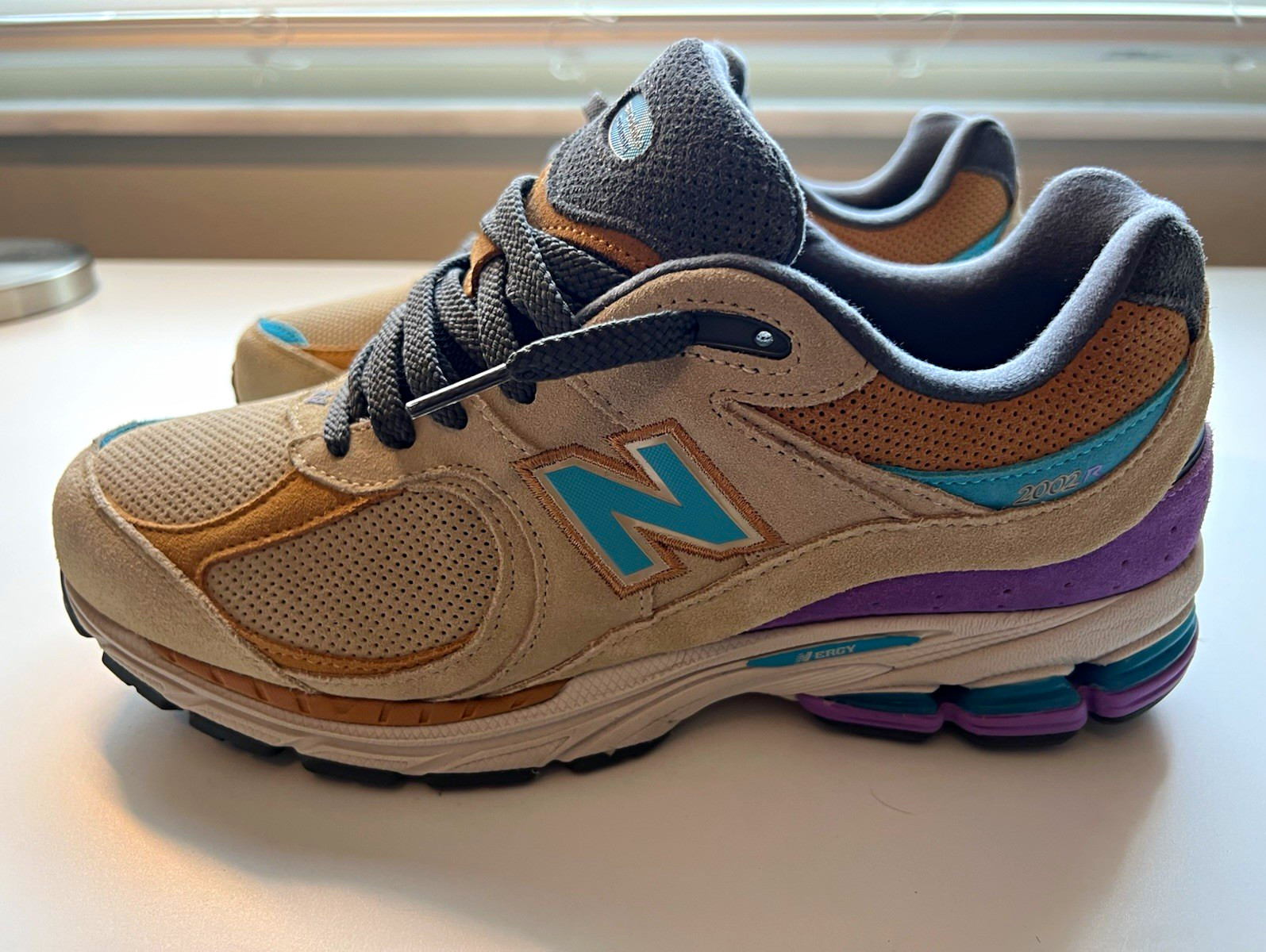 New Balance 2002 R Incense M2002RWA Men’s Suede Low Top Lace-Up Sneaker