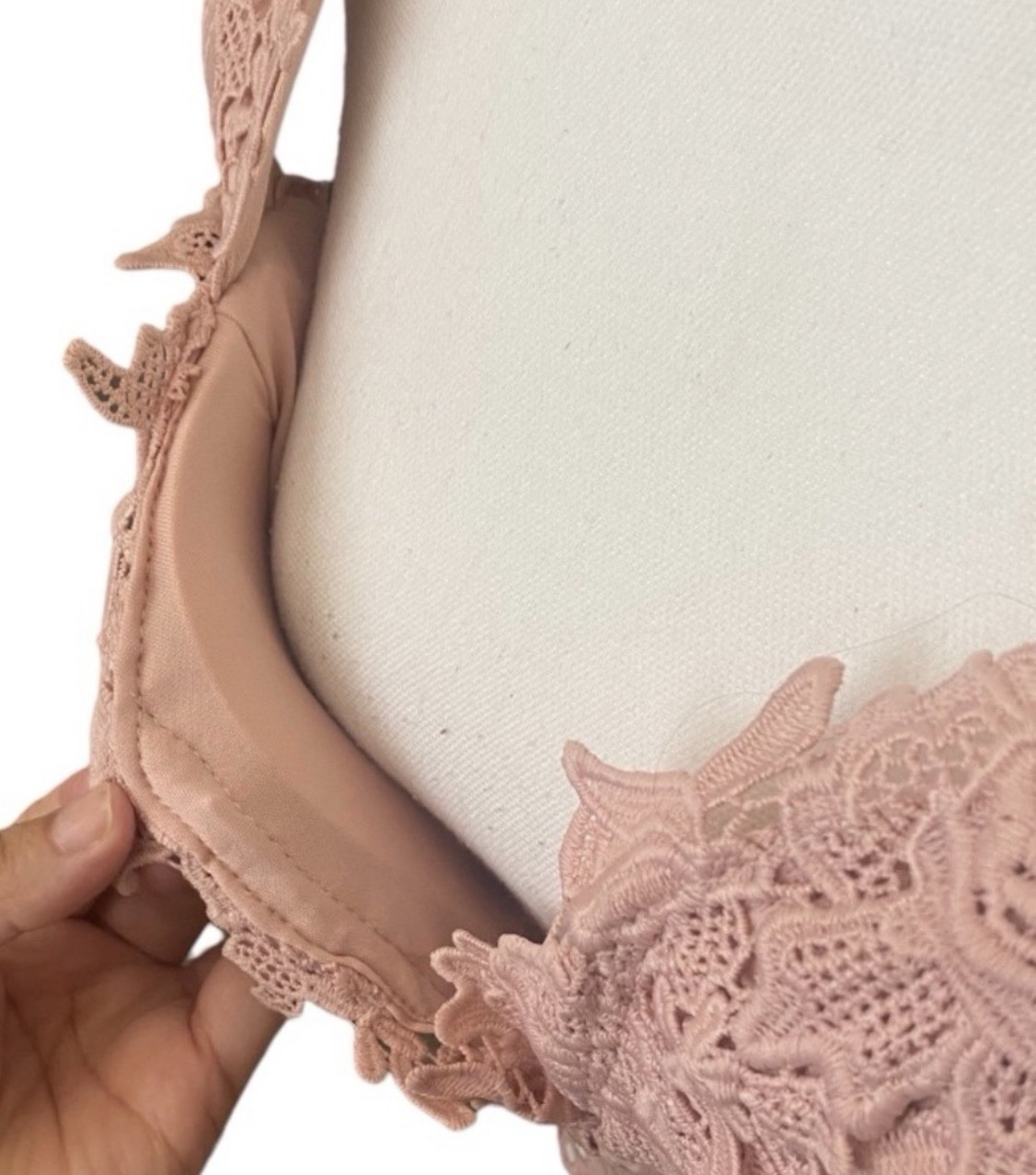 Fashion Nova | NEW “Sunshine Love Top” size XL Dusty Pink crochet crop top