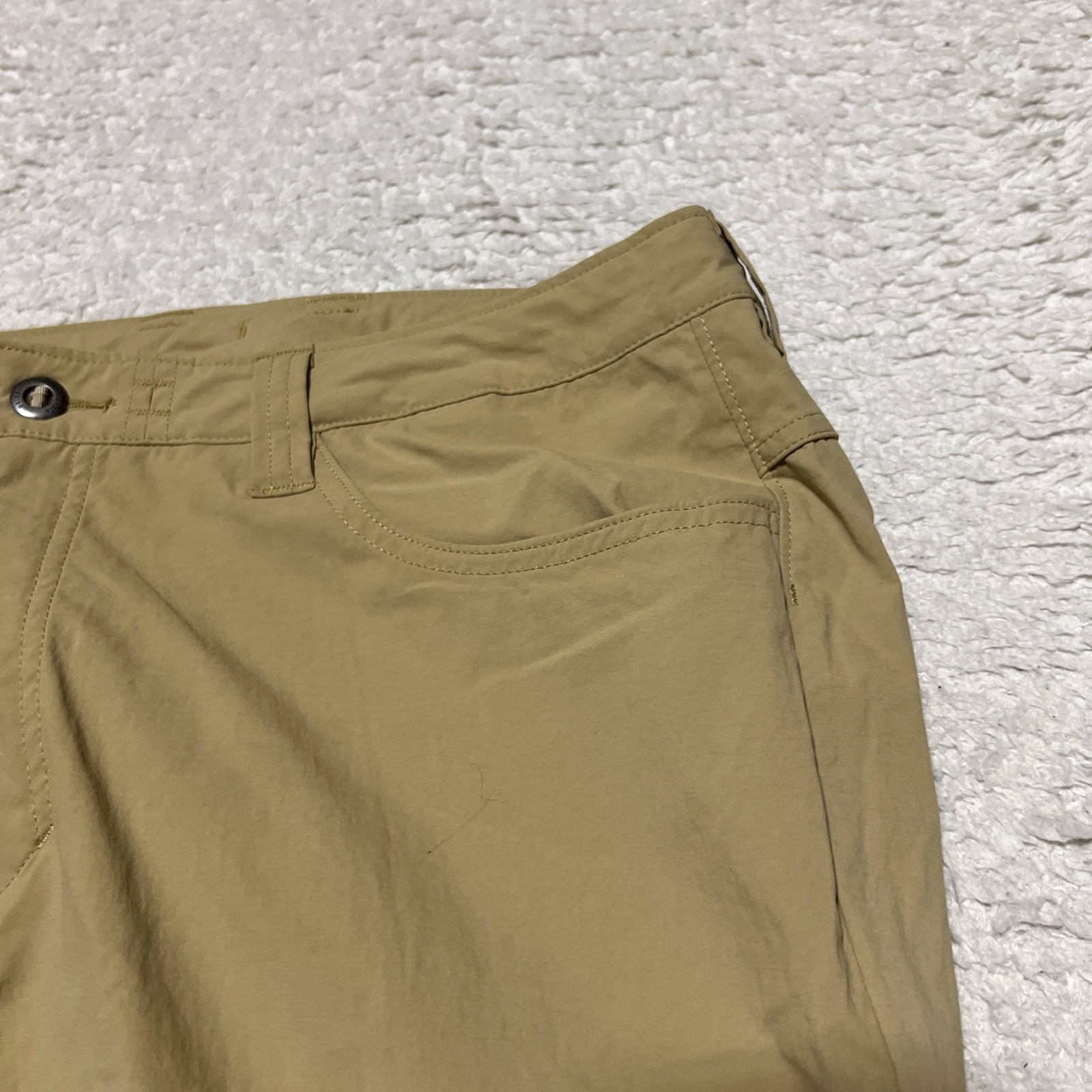 Patagonia Pants Men Size 36 Tan Quandary Stretch Outdoors Hiking Performance