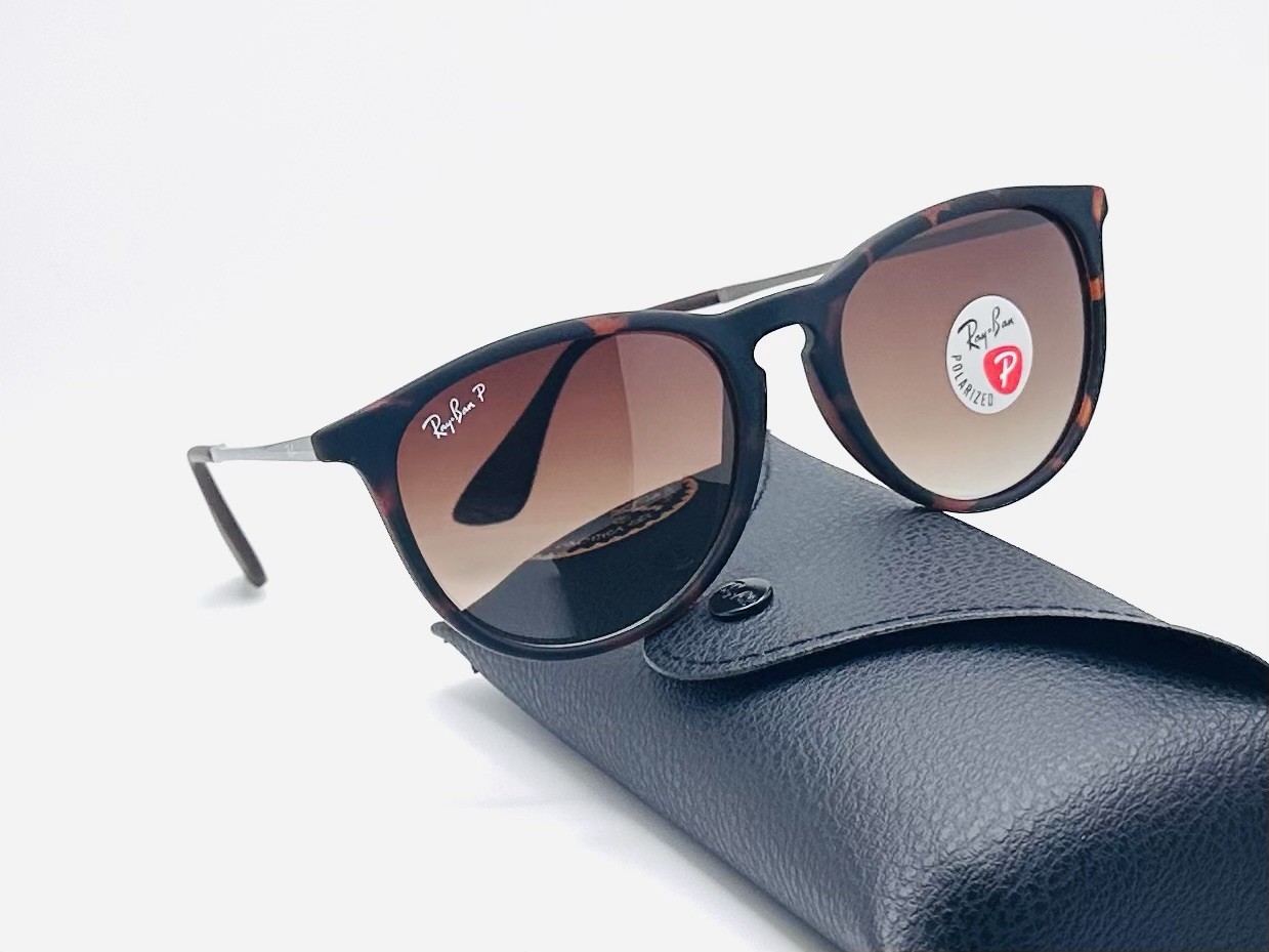 Ray Ban RB4171 Erika 54mm Unisex Polarized Sunglasses – Brown Gradient Lens
