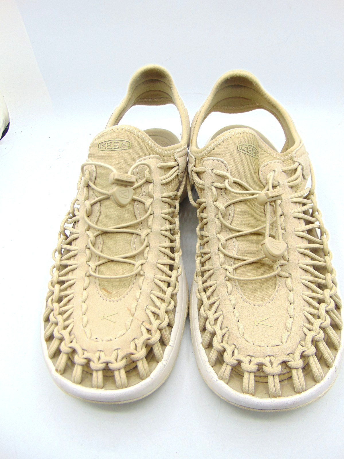 KEEN Uneek Sand ParaCord Bungee Slingback Sandals Size EU 40 US 9.5 WIDE