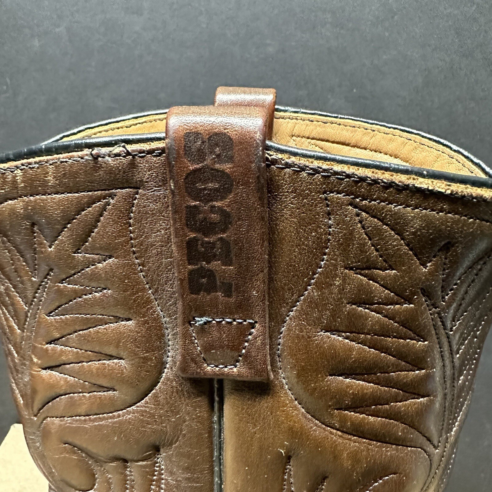 Vintage Red Wing Pecos 9801 Brown Leather Western Cowboy Work Boots Men’s 9.5 B