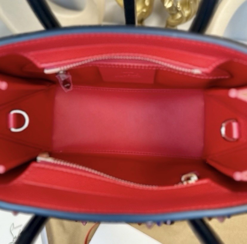 Christian Louboutin Paloma Mini Multicolor Spikes Loubinhesky Crossbody Bag