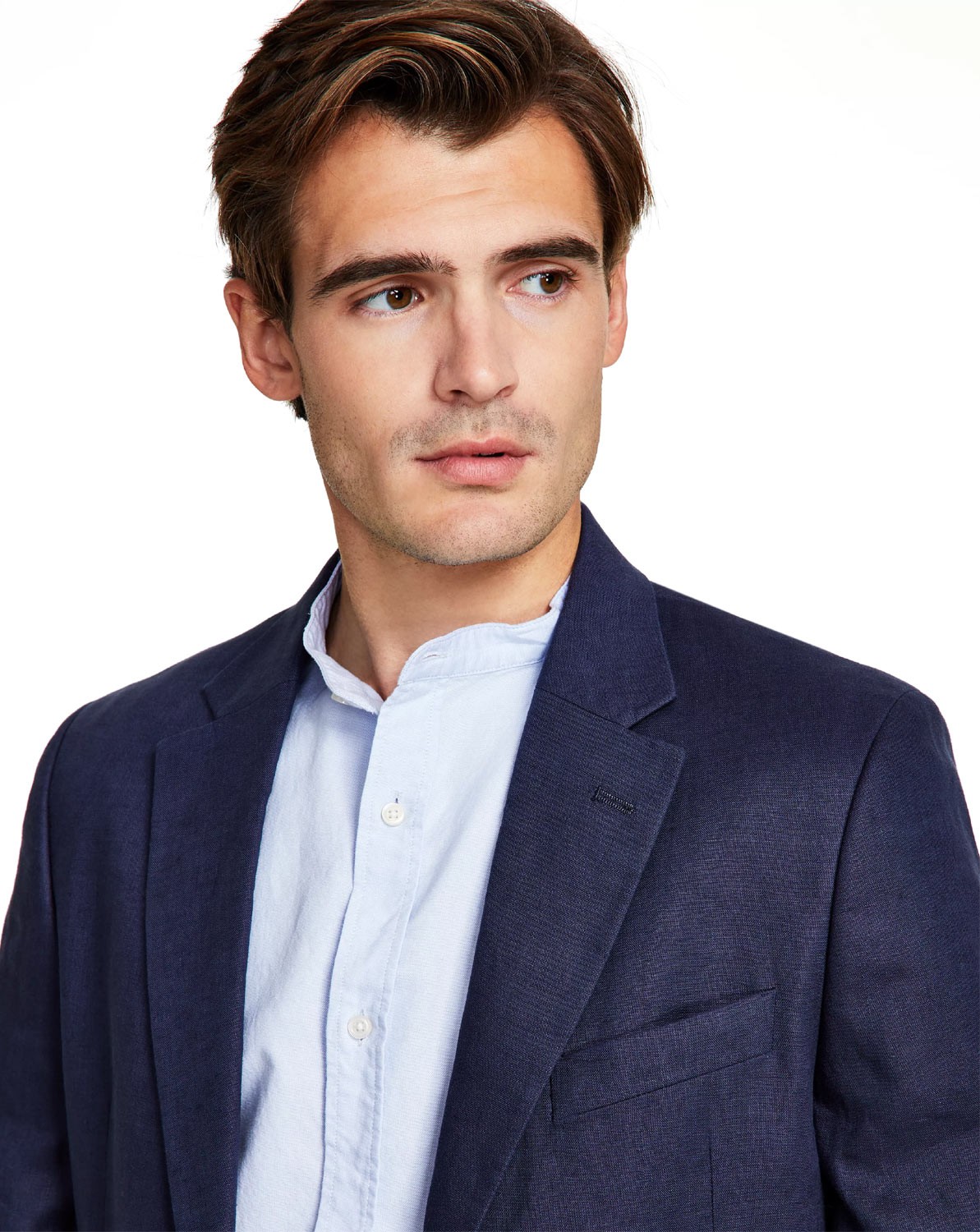 Nautica Mens Modern Fit Linen & Cotton Sport Coat 40 Regular Navy – NWT $295