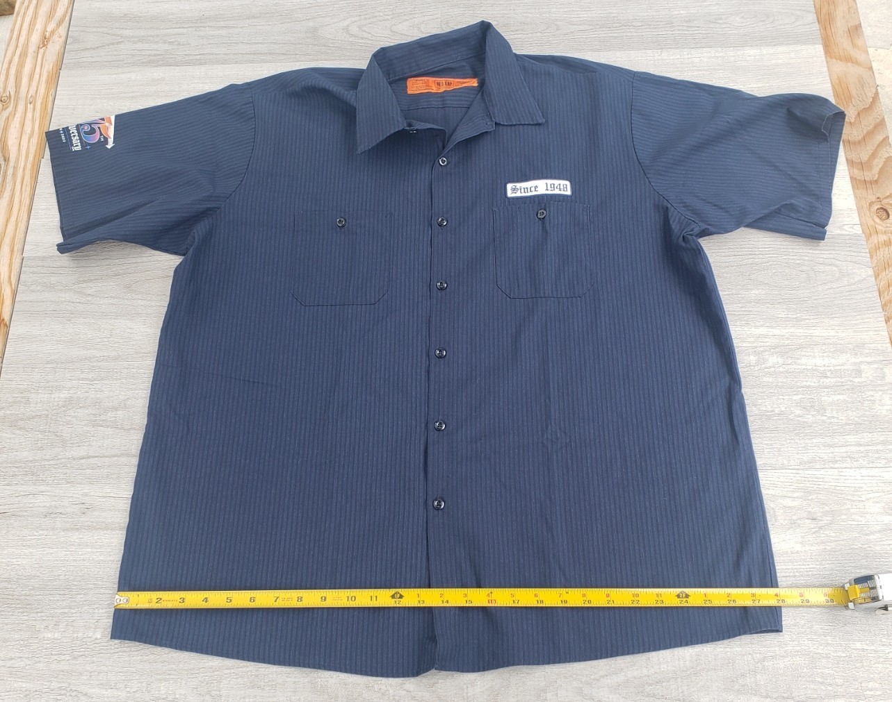 In-N-Out Burger 75th Anniversary Work Shirt 2023 Men’s 2XL Navy Button Front