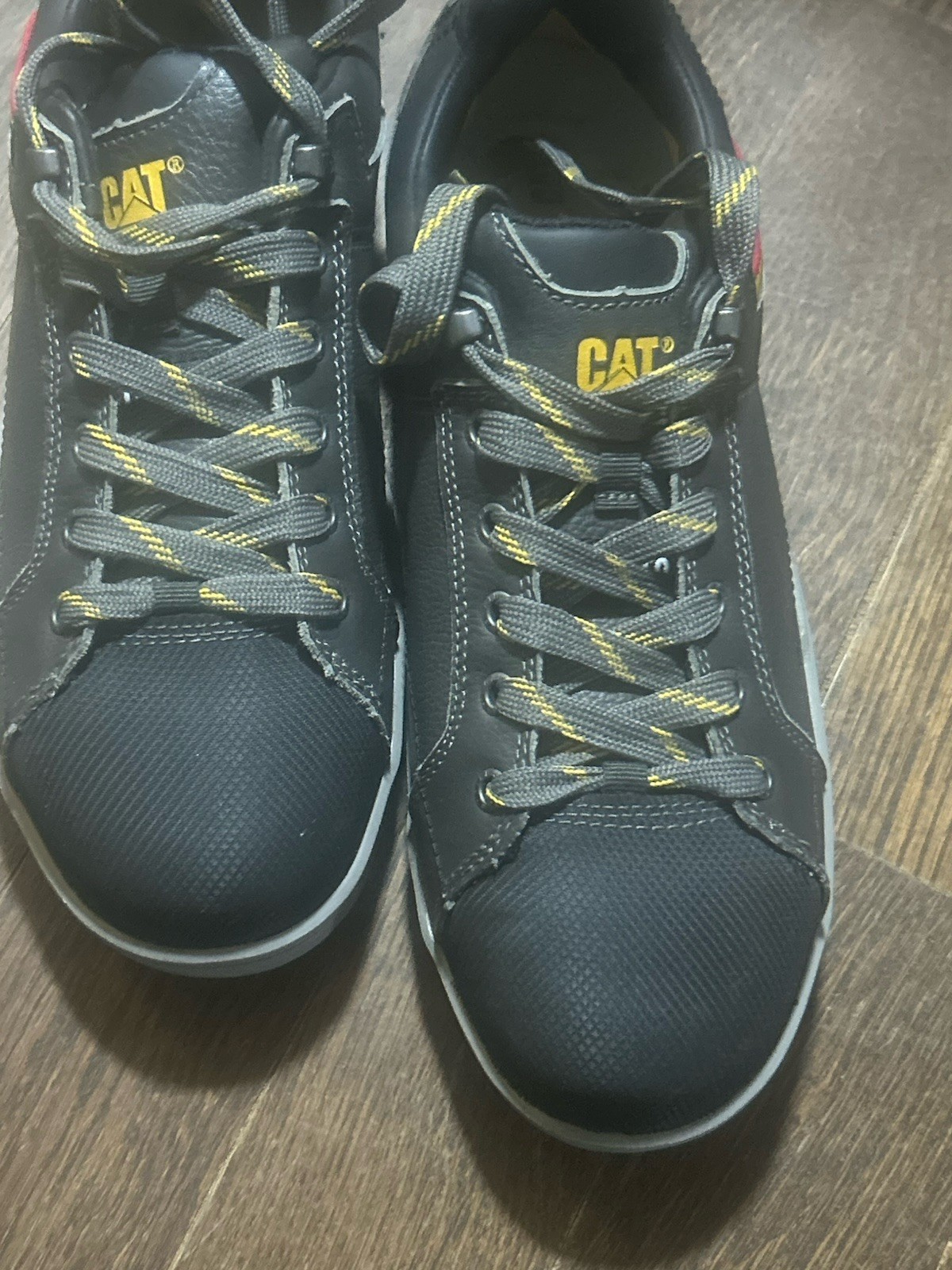 Caterpillar Men Brode Steel Toe Work Shoe Work Shoes Leather-And-Mesh Size 10