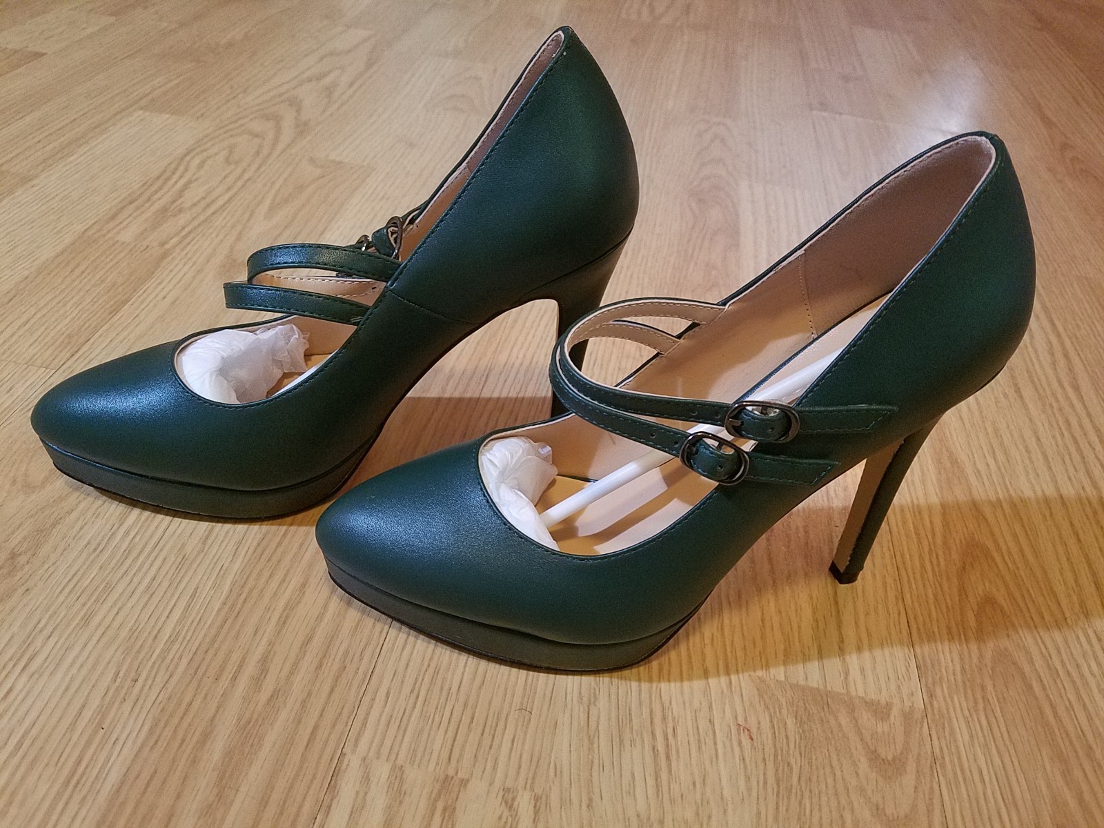 MODENCOCO 8.5 Buckle Stilettos 4.7 inch
