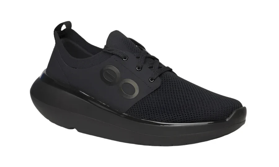 OOFOS Mens OOmy Stride Black 12