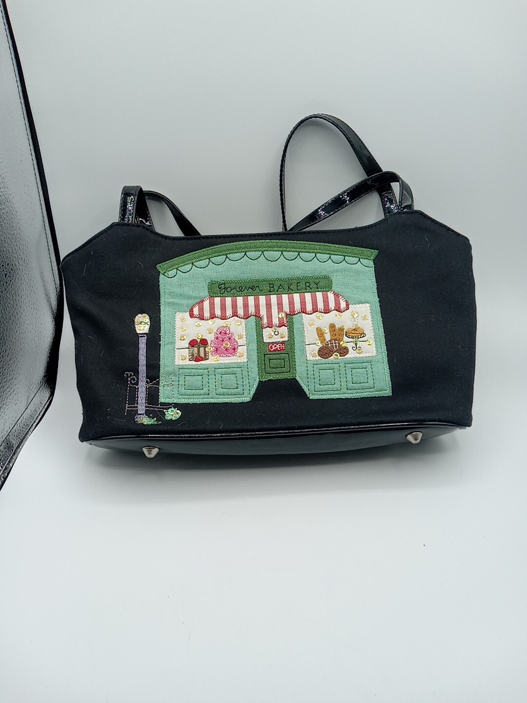 Forever by Fossil Bakery Bag, 10”x7”x3” Embroidered Rhinestone.
