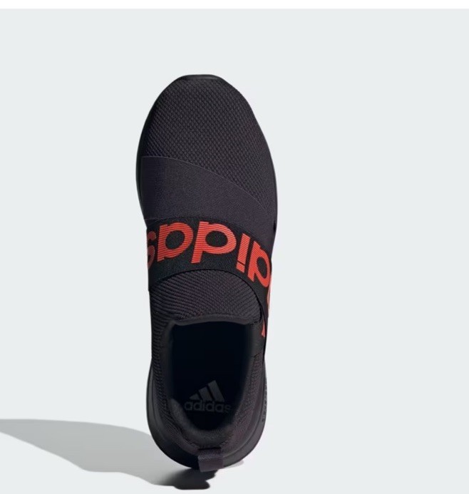 Men’s 11.5adidas Lite Racer Adapt 6.0 Men’s Slip-On Low Top Sneaker in blk & red