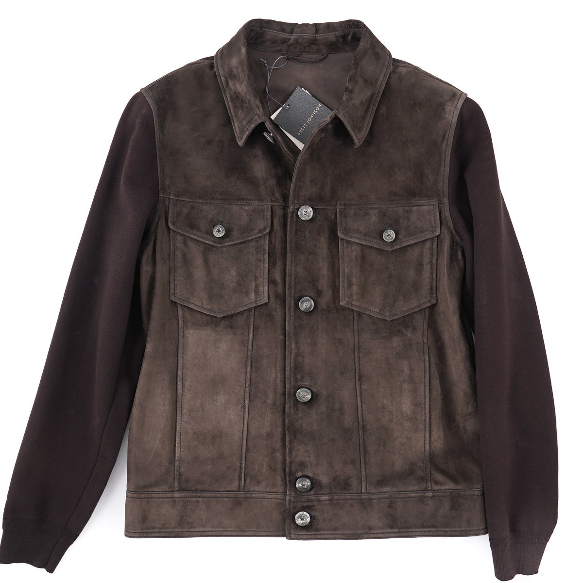 Brett Johnson Slim-Fit ‘Cashmere Calf’ Suede Sedona Jacket L (Eu 52) NWT