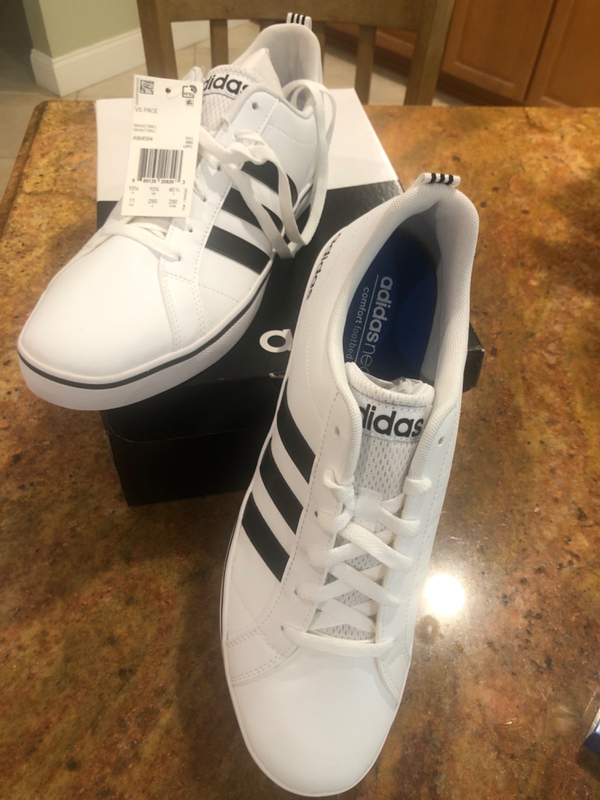 adidas VS Pace White Black AW4594