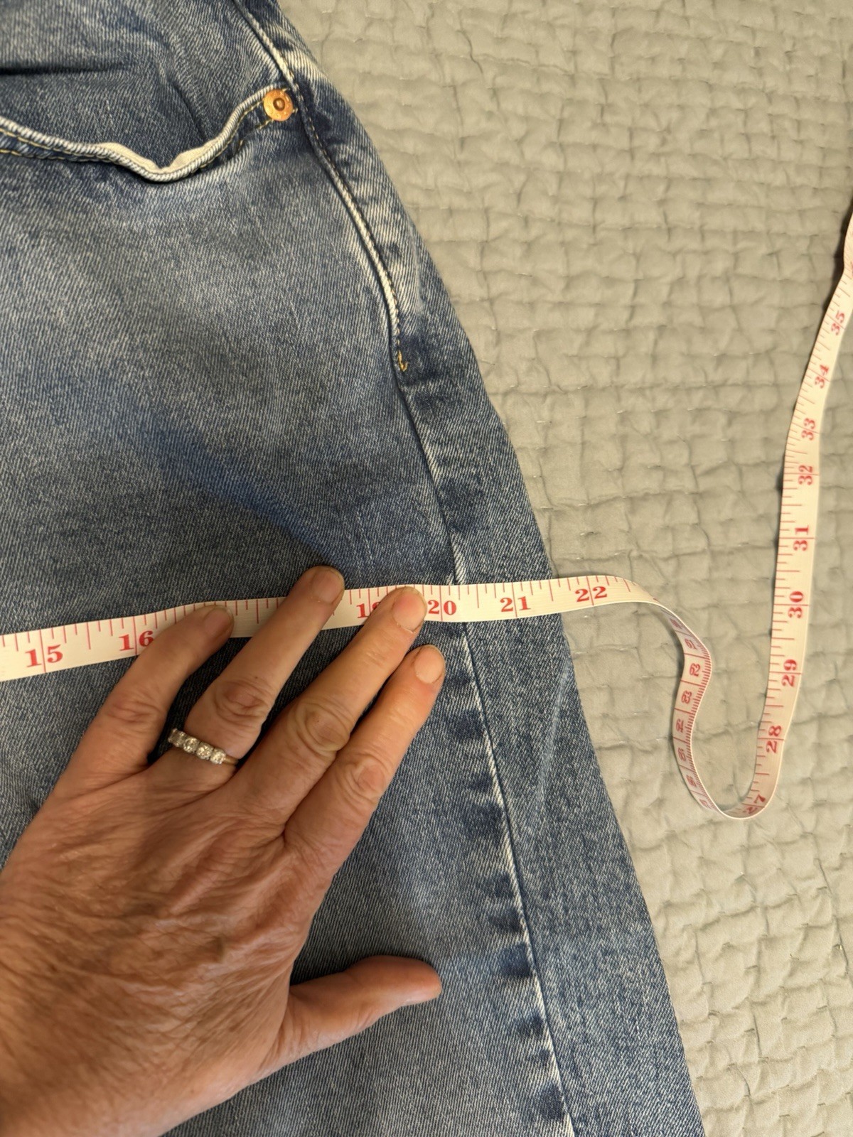 Levis 559 Jeans Mens 33×30 Relaxed Fit Straight Leg Stone Washed Blue Denim
