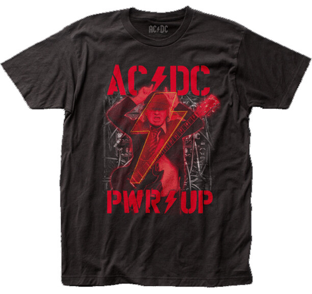 AC/DC ANGUS PWR POWER UP YOUNG BAND GUITAR MUSIC ROCK T SHIRT ACDC57